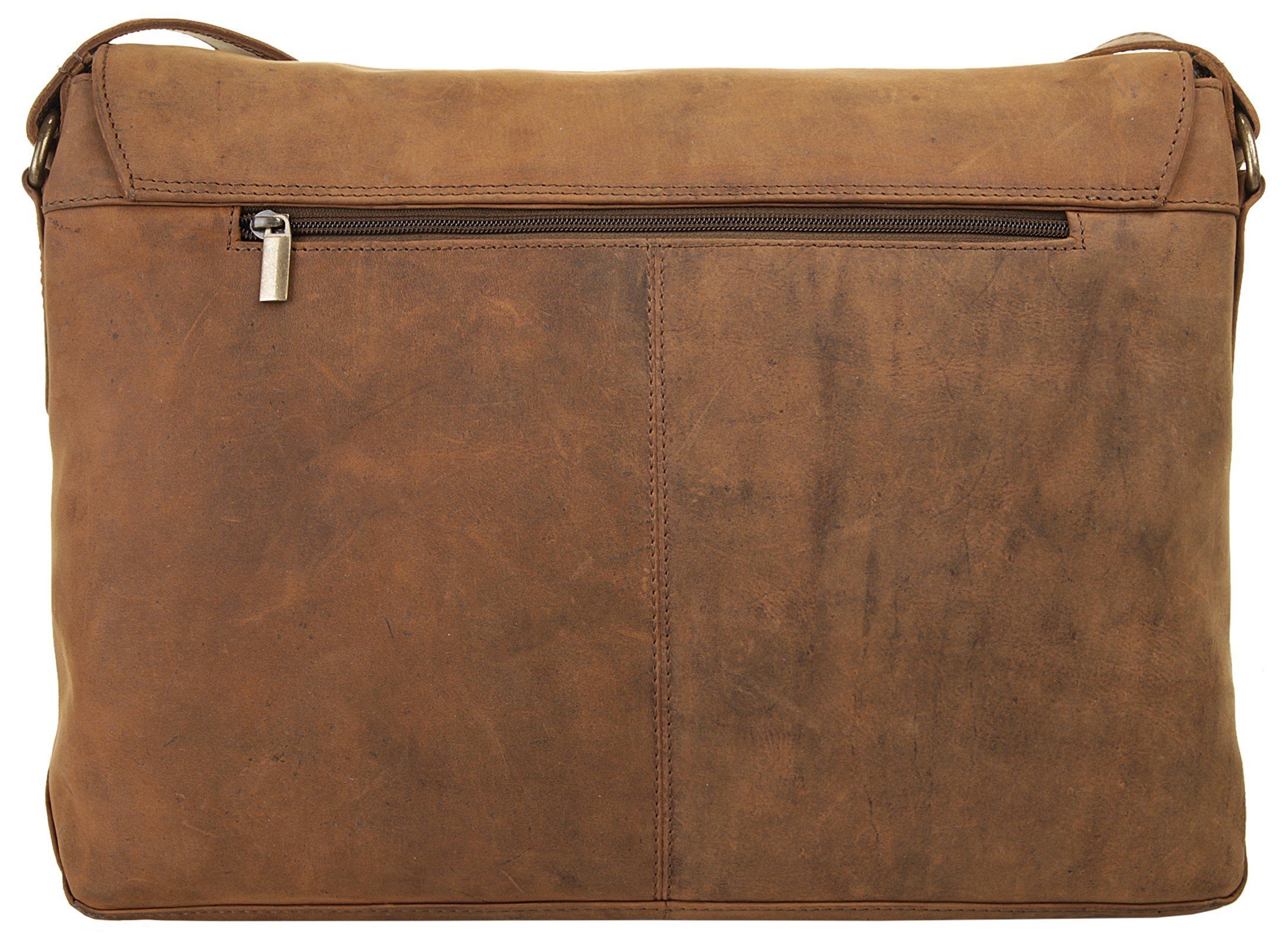 Harold's Messenger Bag Antiek echt leder