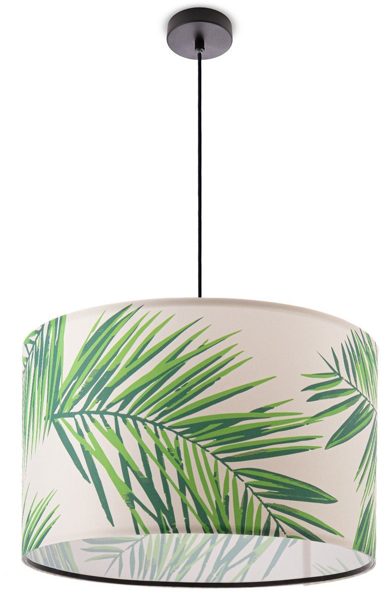 Paco Home Hanglamp Ostende 537 Eettafel hanglamp kinderkamer decoratie woonkamer palm jungle hanglampen maat - wit
