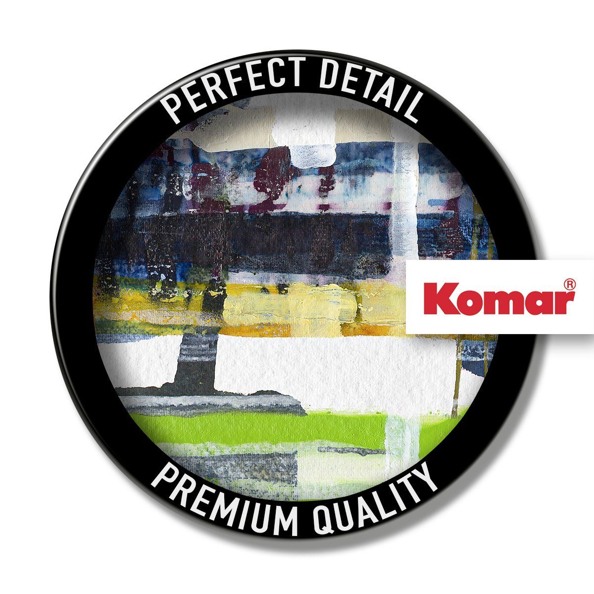 Komar Artprint op linnen Flying Car - Afmeting 60 x 90 cm (1 stuk)