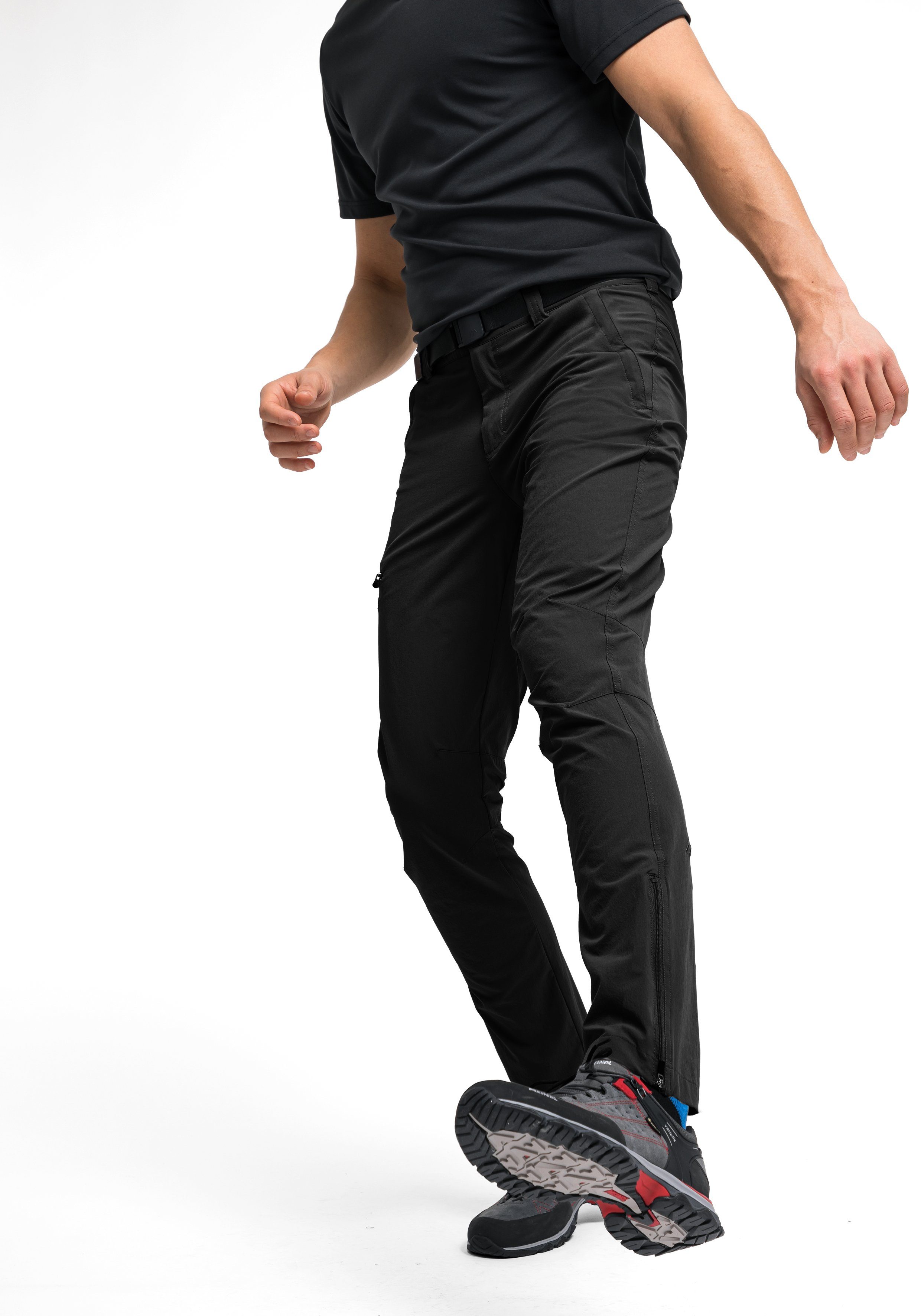Maier Sports Functionele broek Torid slim Heren wandelbroek, ademende outdoor-broek, 4 zakken, slim fit