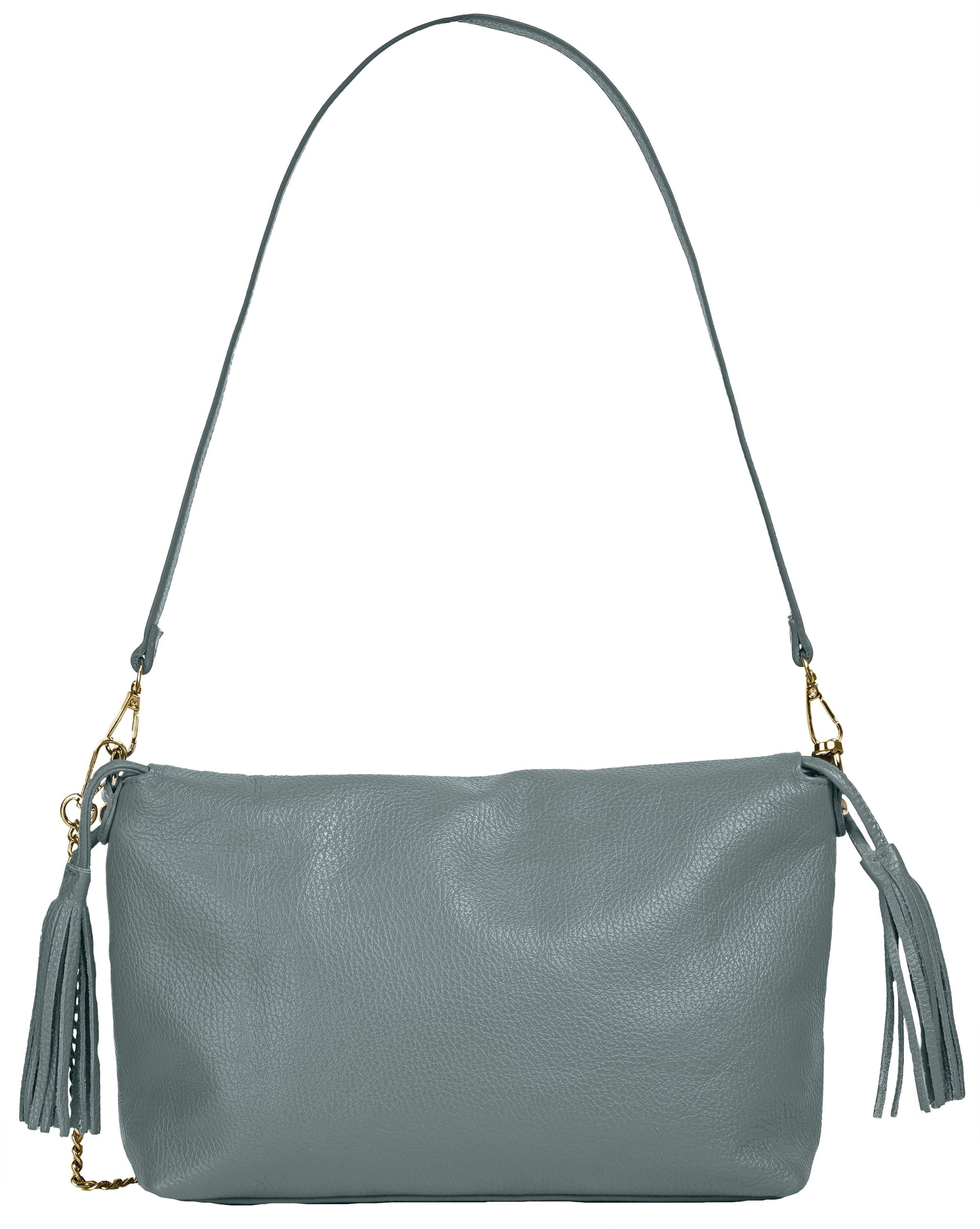 Samantha Look Schoudertas echt leer, made in italy