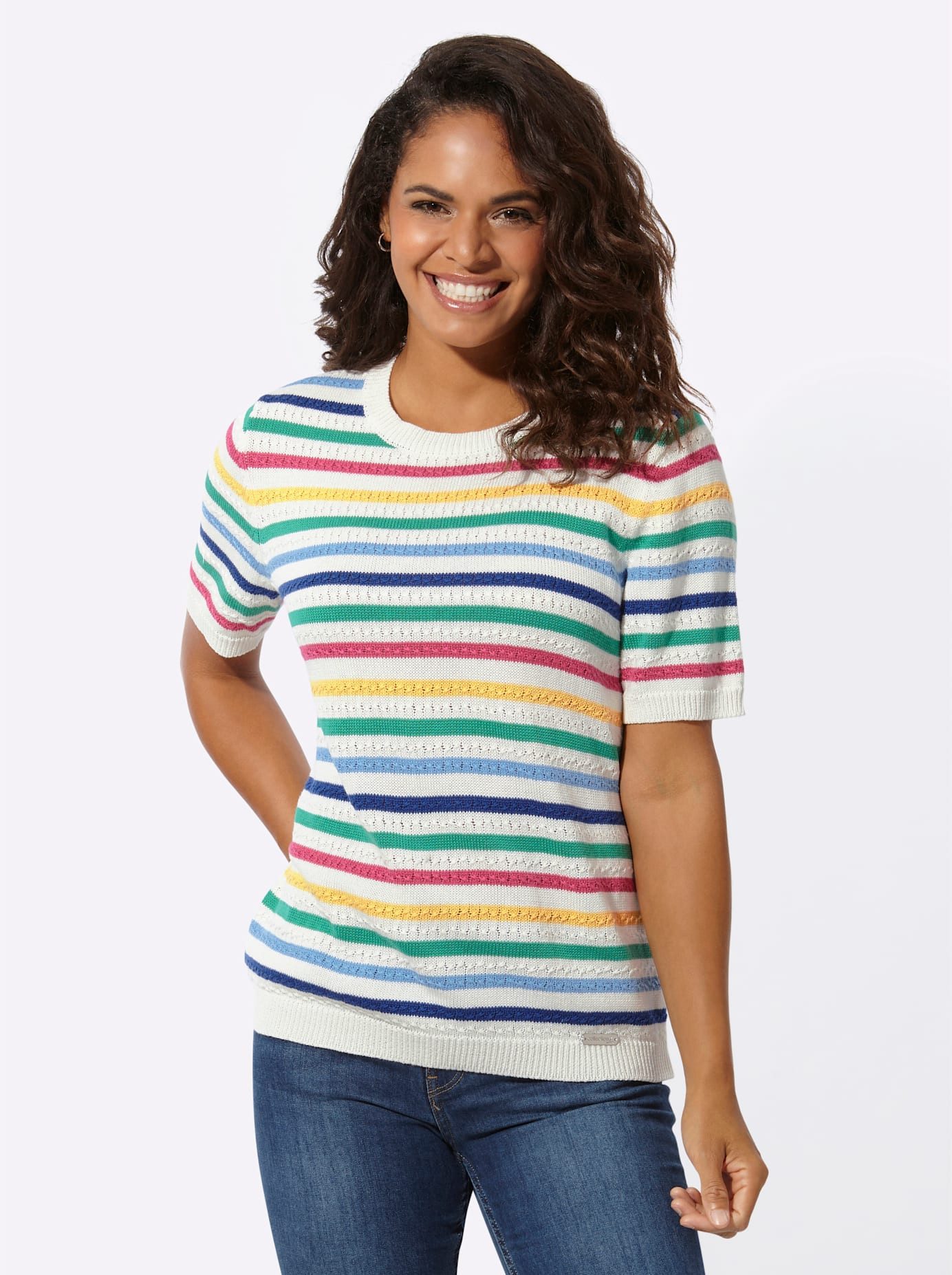 Casual Looks Trui met korte mouwen Trui