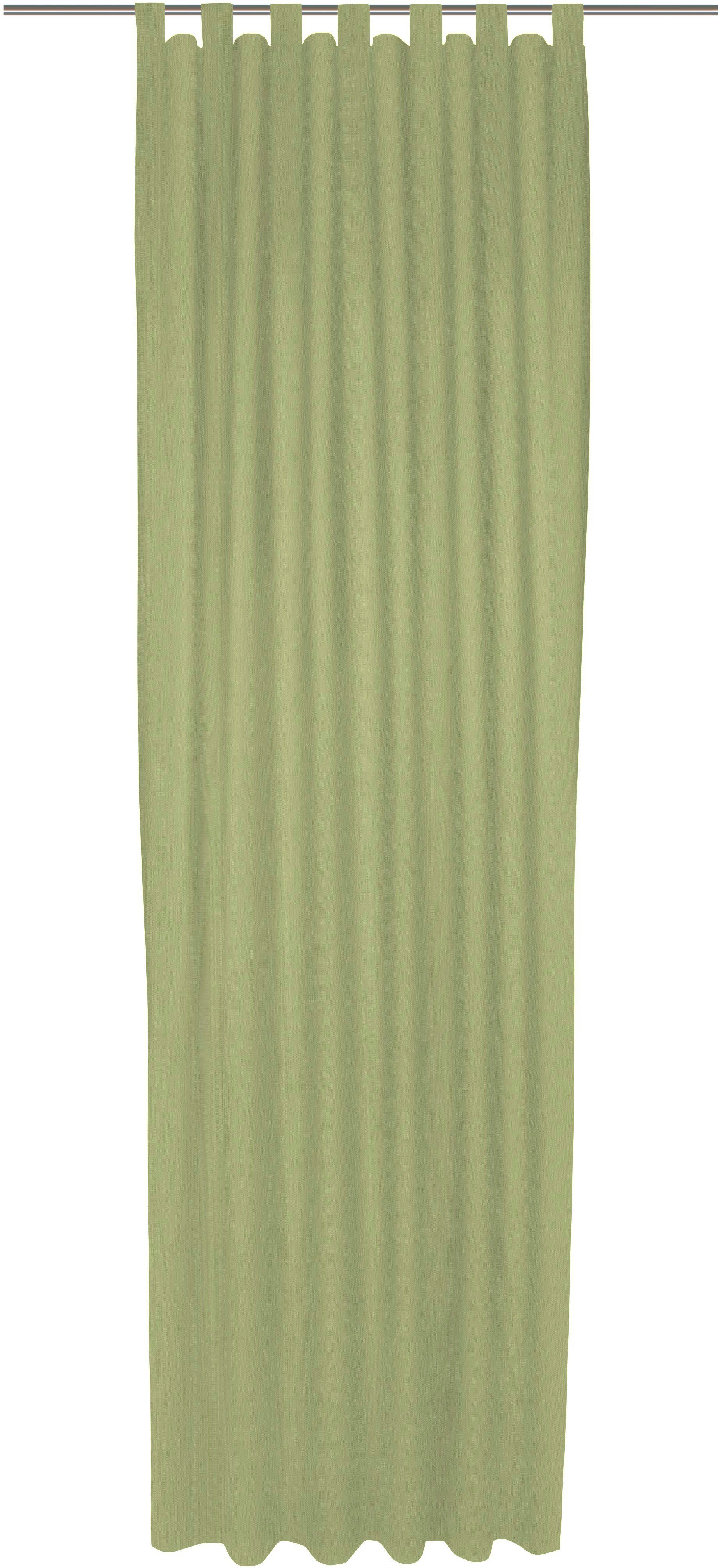 Wirth Gordijn Uni Collection (1 stuk) kant & klaar gordijnen maat 142 cm x 325 cm groen