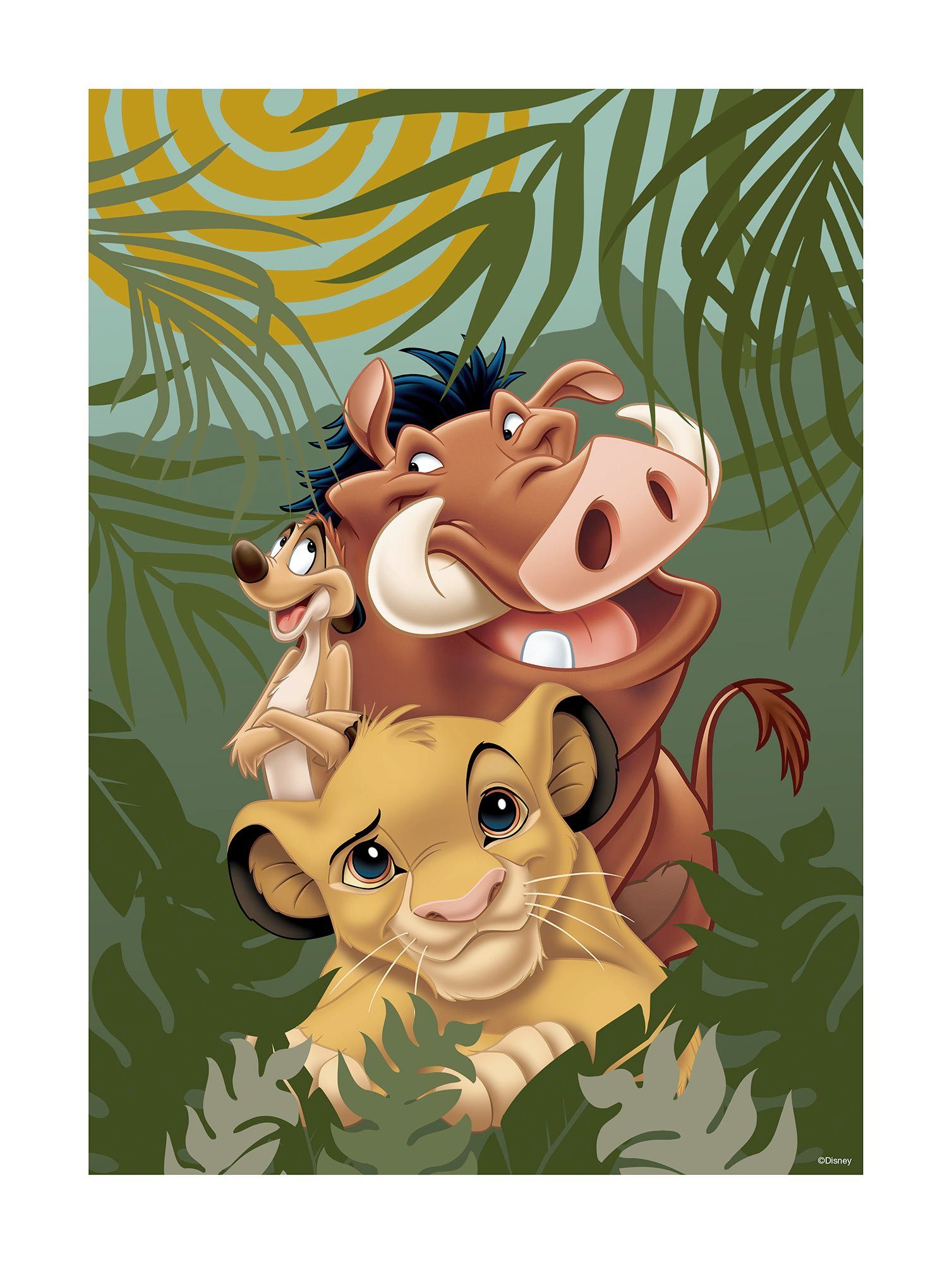 Komar Poster Lion King Carefree