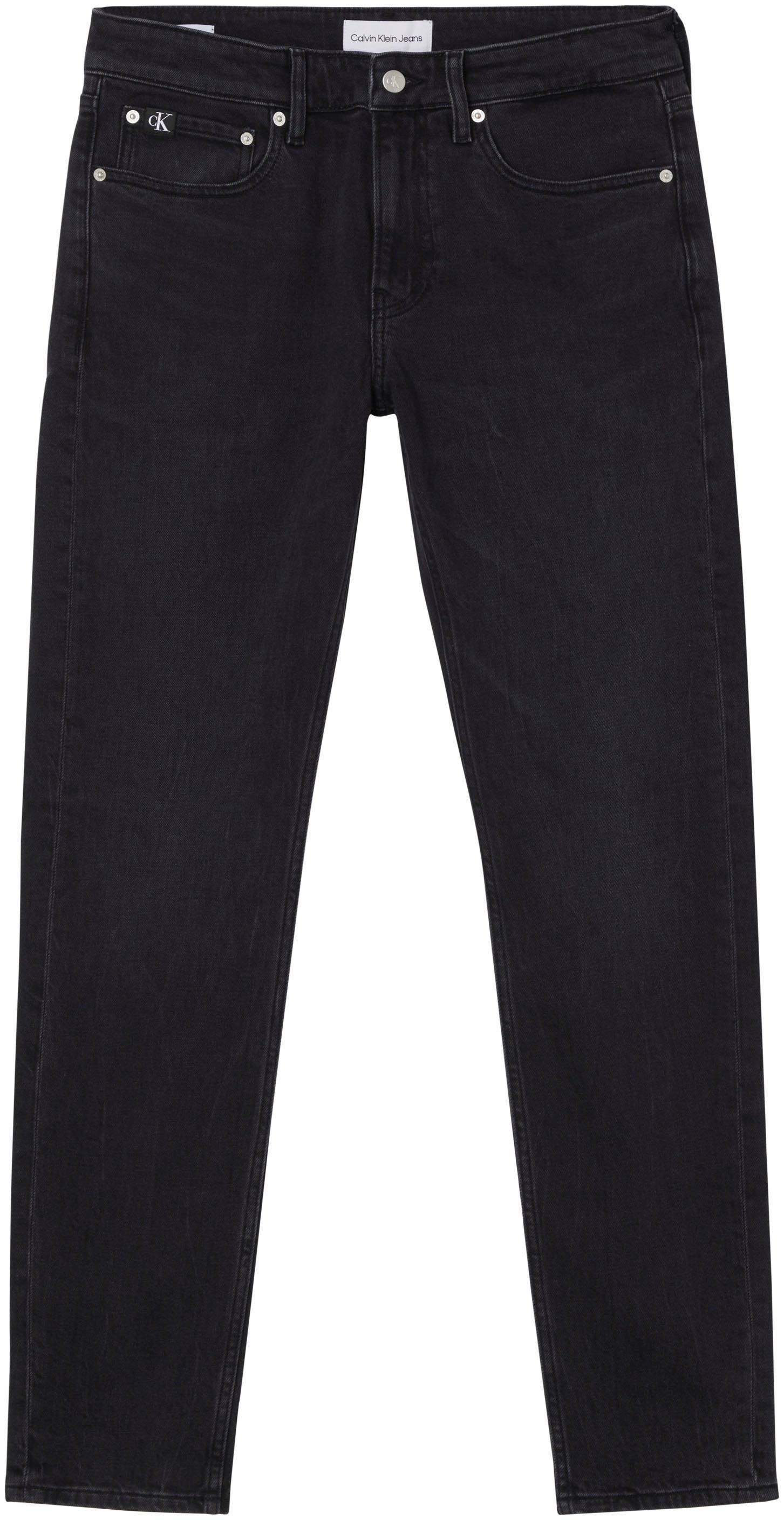 Calvin Klein Slim fit jeans SLIM TAPER heren slim fit jeans maat 36 zwart