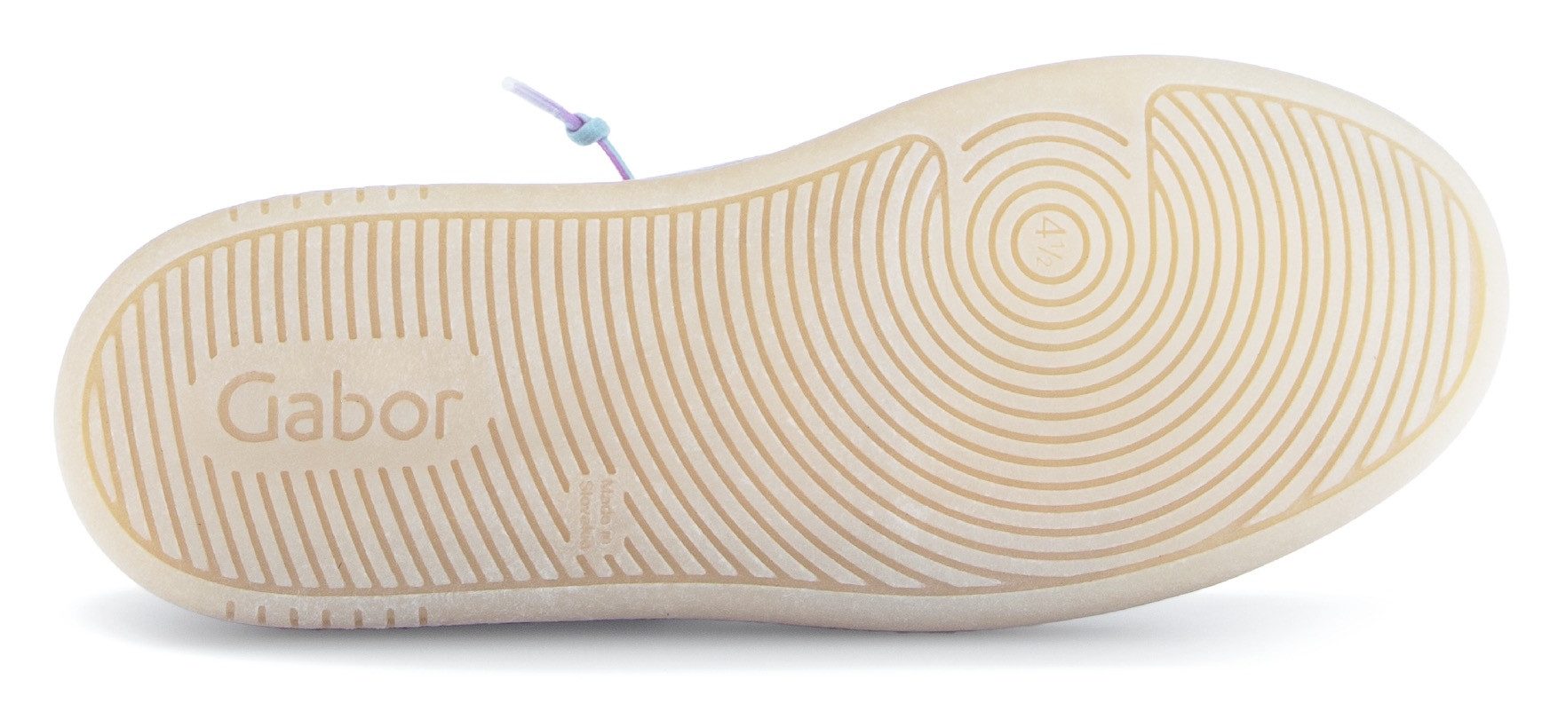 Gabor Slip-on sneakers , vrijetijdsschoen, halfschoen, slipper met gekleurde elastieken