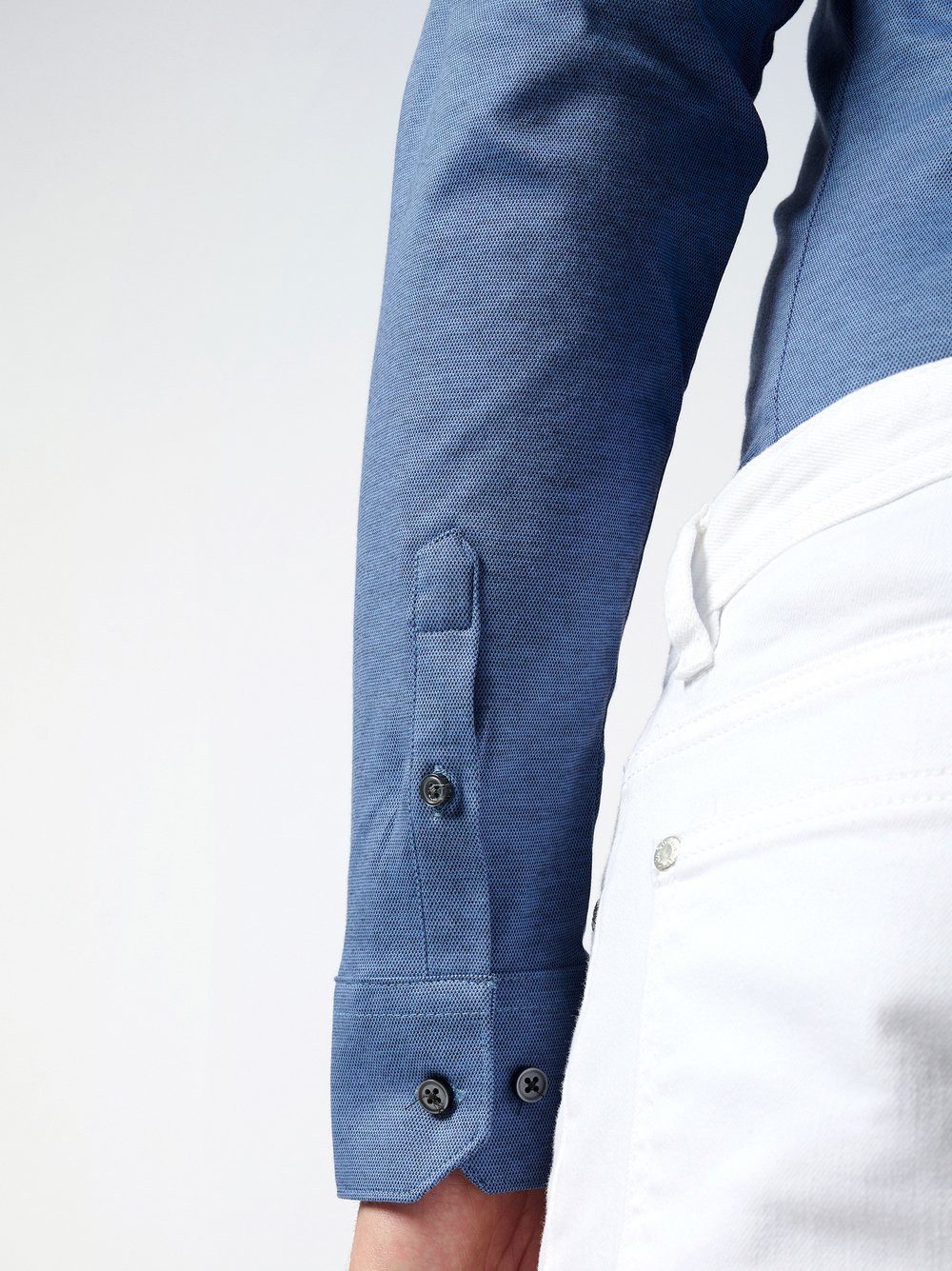 Desoto Overhemd met lange mouwen Casual Kent 1/1 Met een ronde hals