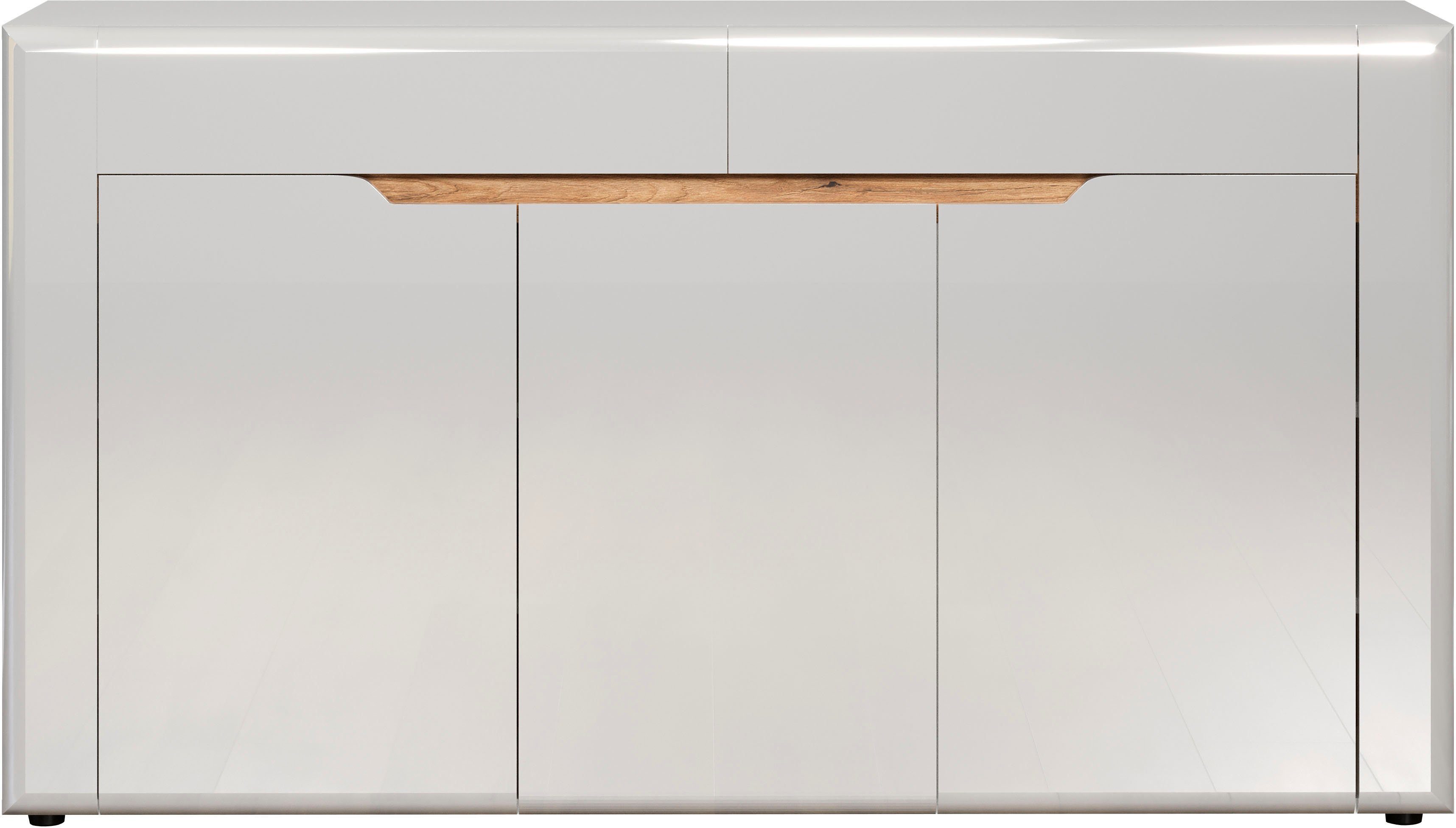 INOSIGN Dressoir Graz Afm. gemonteerd (B/D/H in cm): 150x39x84 - hoogglansfront (1 stuk)
