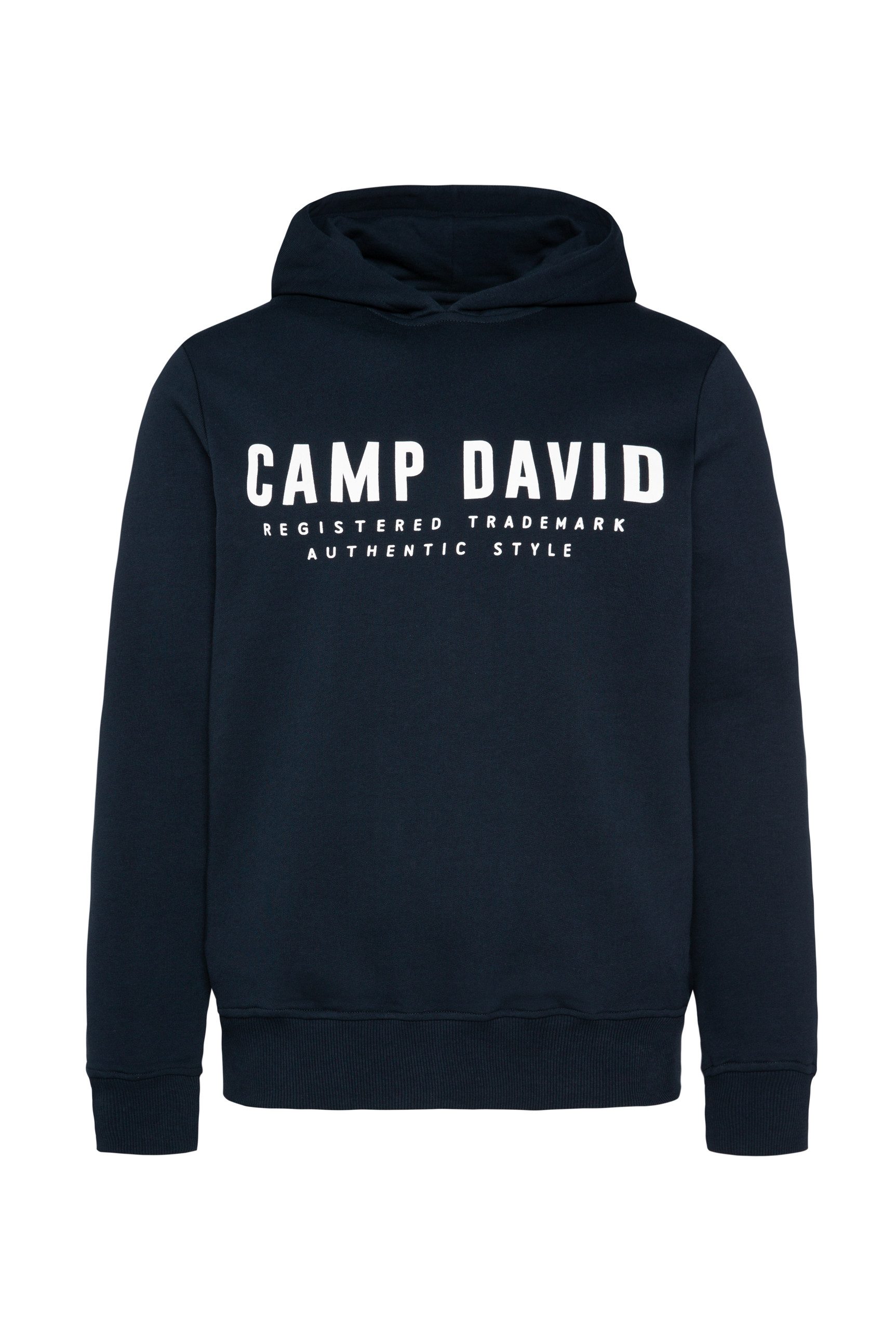 CAMP DAVID Hoodie met logoprint