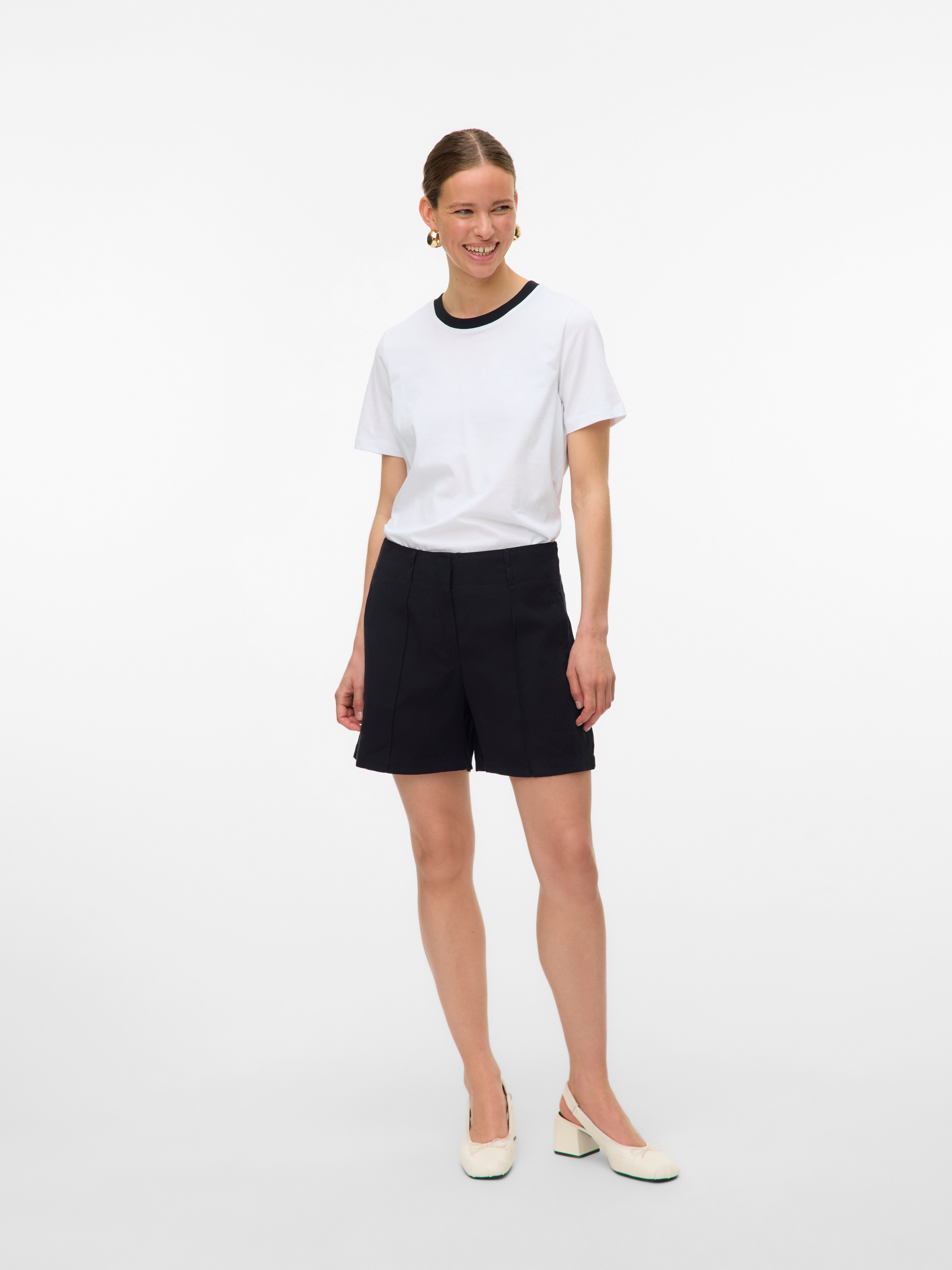 Vero Moda Shirt met korte mouwen VMPAULINA SS T-SHIRT GA JRS NOOS