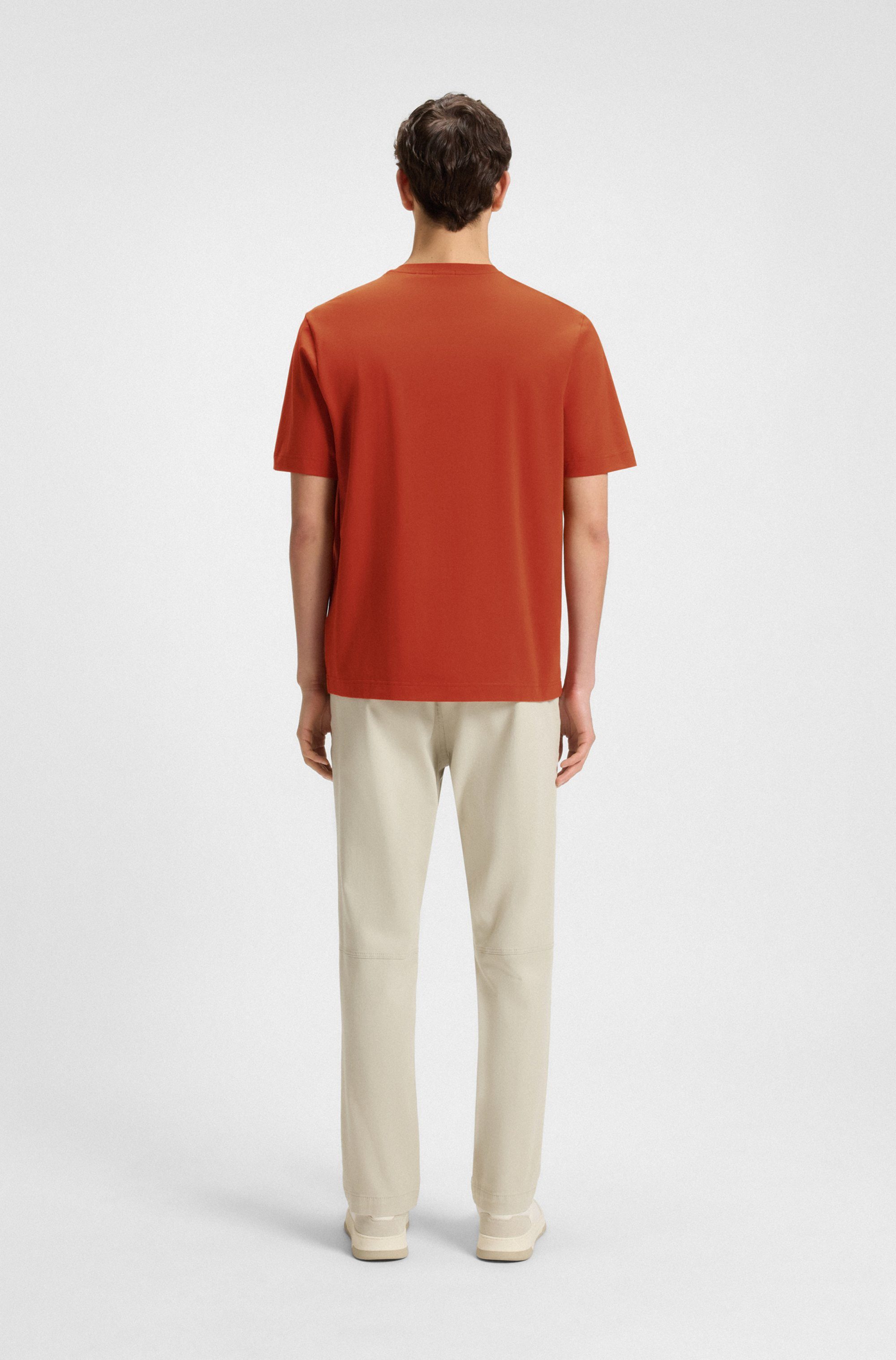 Boss Orange T-shirt TChup met een ronde hals
