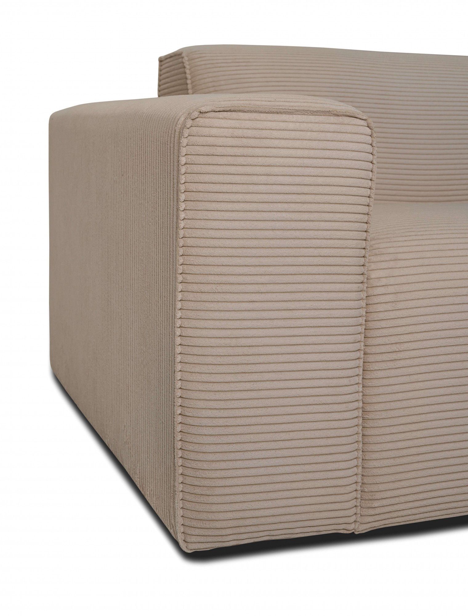 INOSIGN 3-zitsbank Clayton in een trendy ribfluwelen bekleding, diverse combinaties mogelijk