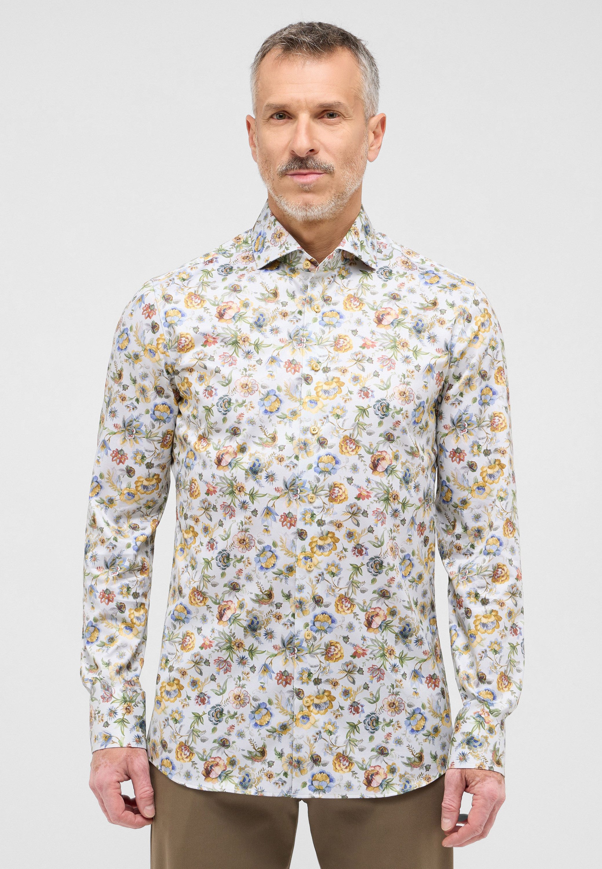 Eterna Overhemd met lange mouwen Slim fit