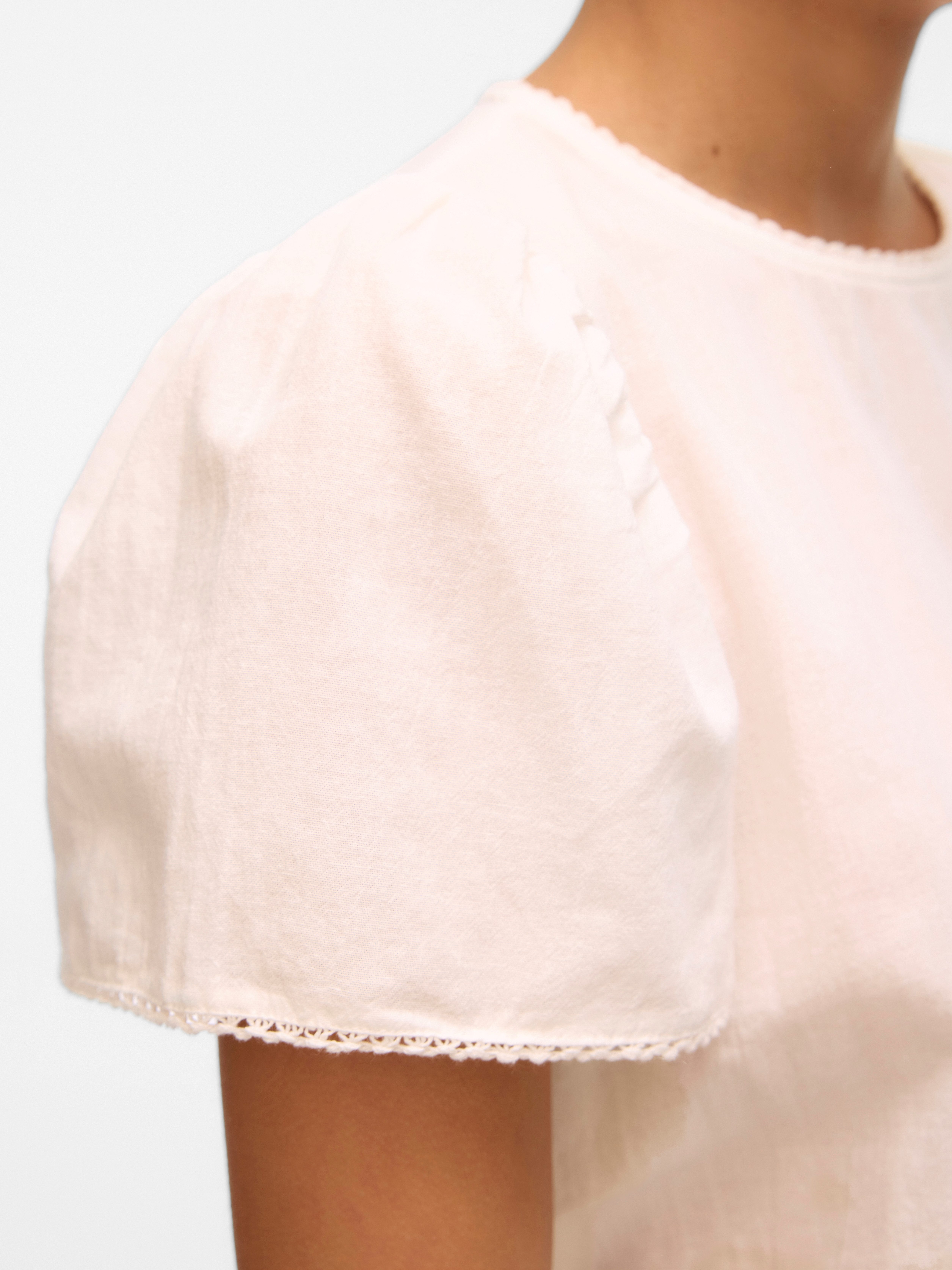 Vero Moda Blouse met korte mouwen VMPRETTY SS TOP WVN GA NOOS