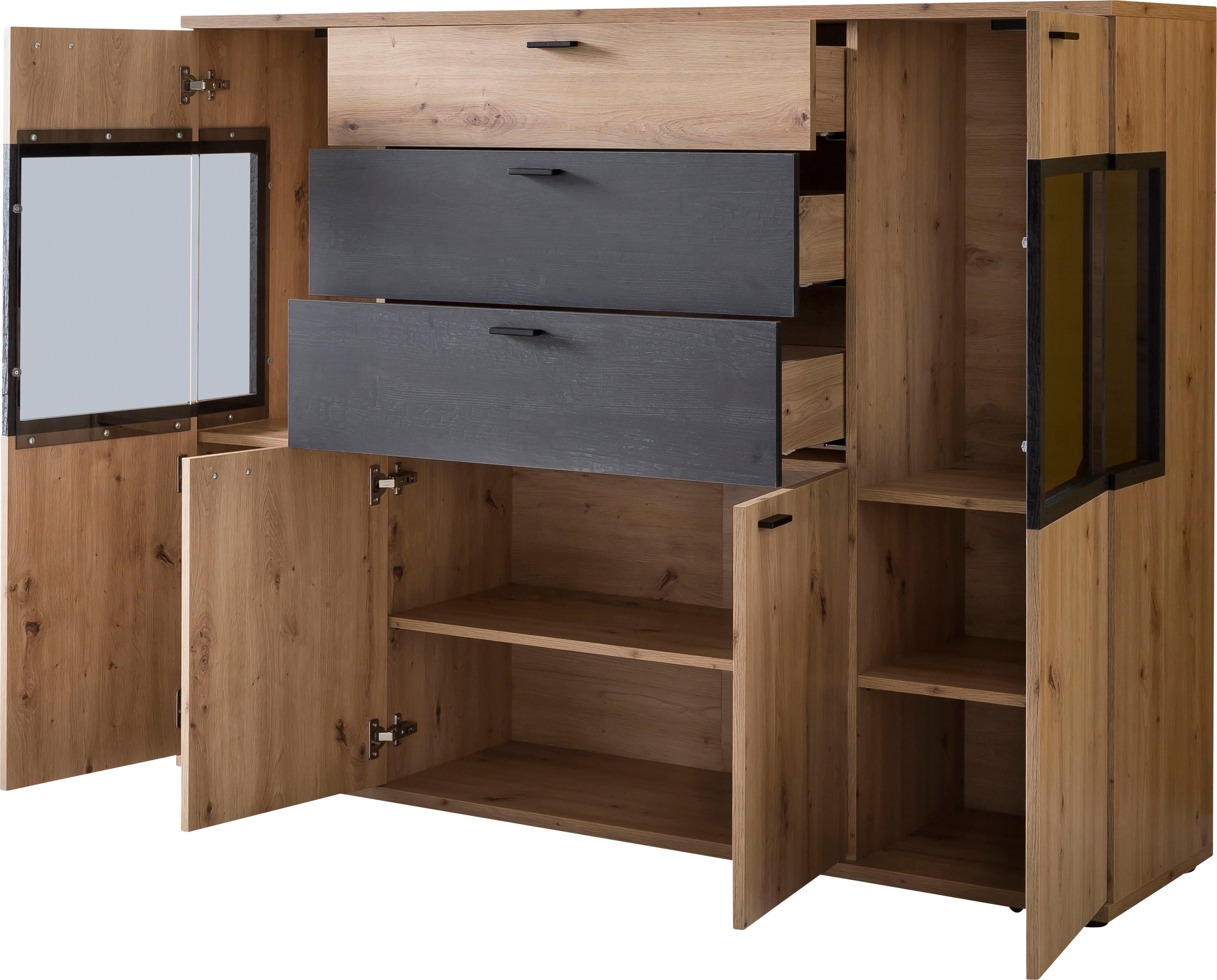 HELA Highboard Atlanta Hoogte 125 cm