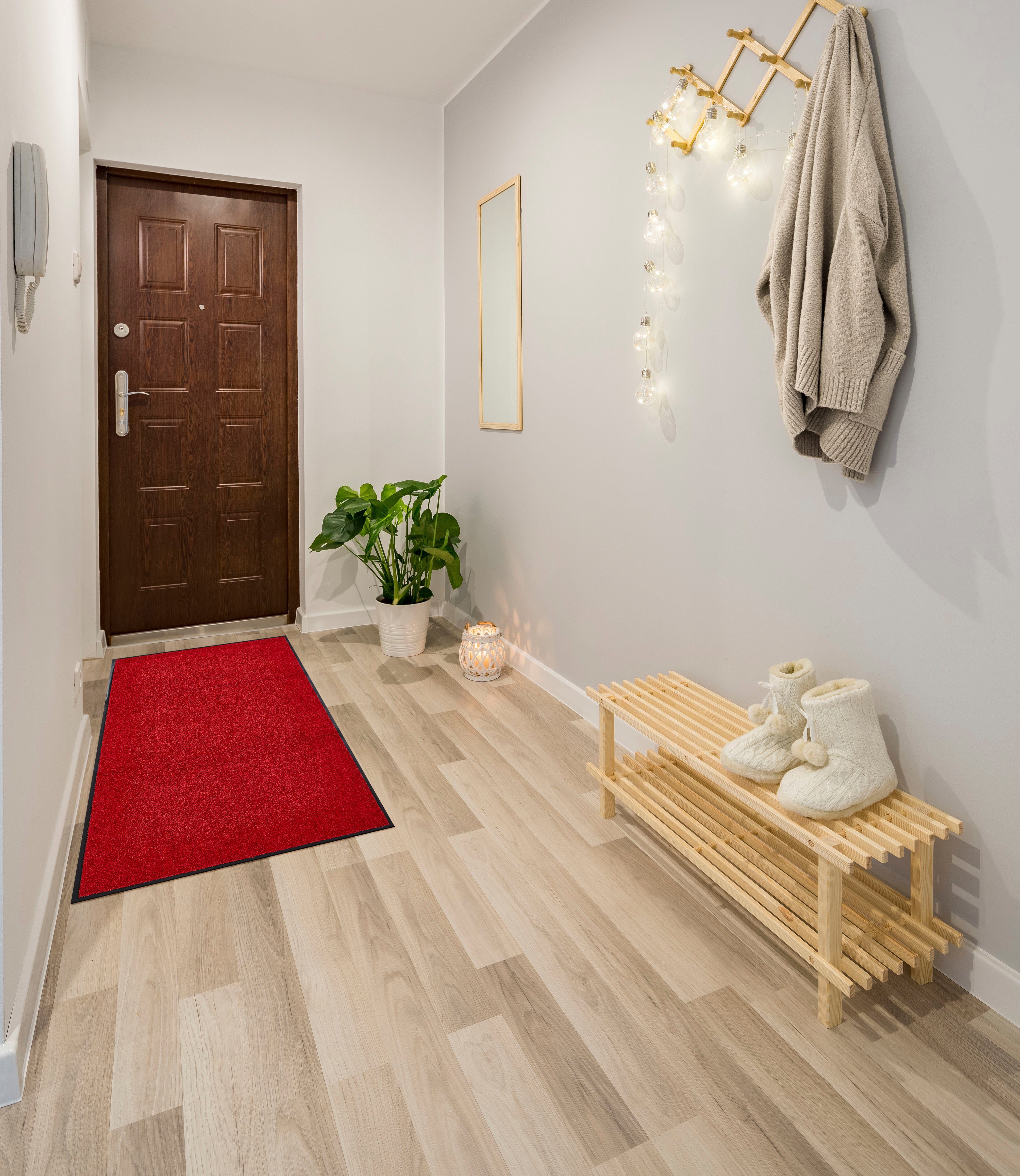 Andiamo Mat Super Wash & Clean, Made in Belgium Vuilopvangmat, uni kleuren, antislip, wasbaar