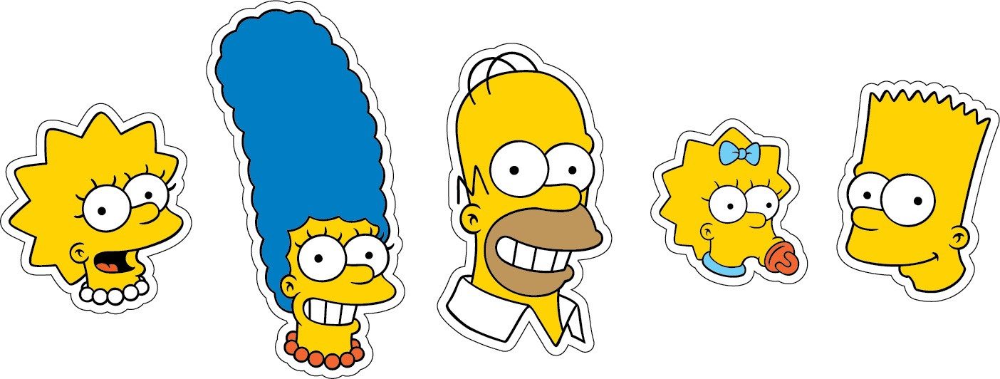 Crocs Schoenbutton Jibbitz™ The Simpsons (set, 5-delig, Geen speelgoed. Niet geschikt voor kinderen jonger dan 3 jaar)
