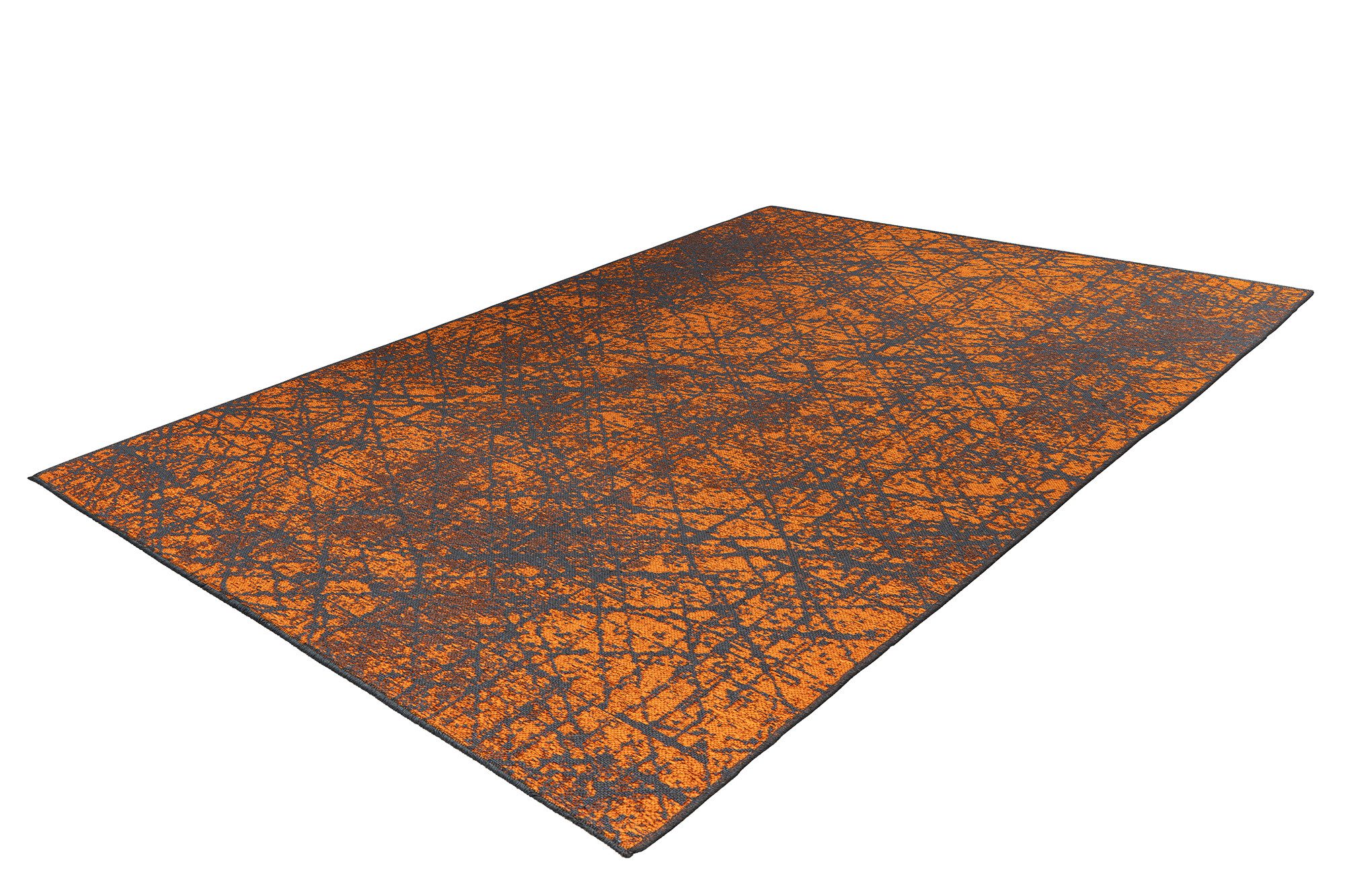 Kayoom Vloerkleed Kalea 225 Vlakweefsel tapijt met reliëfontwerp, used-look, moderne kleuren
