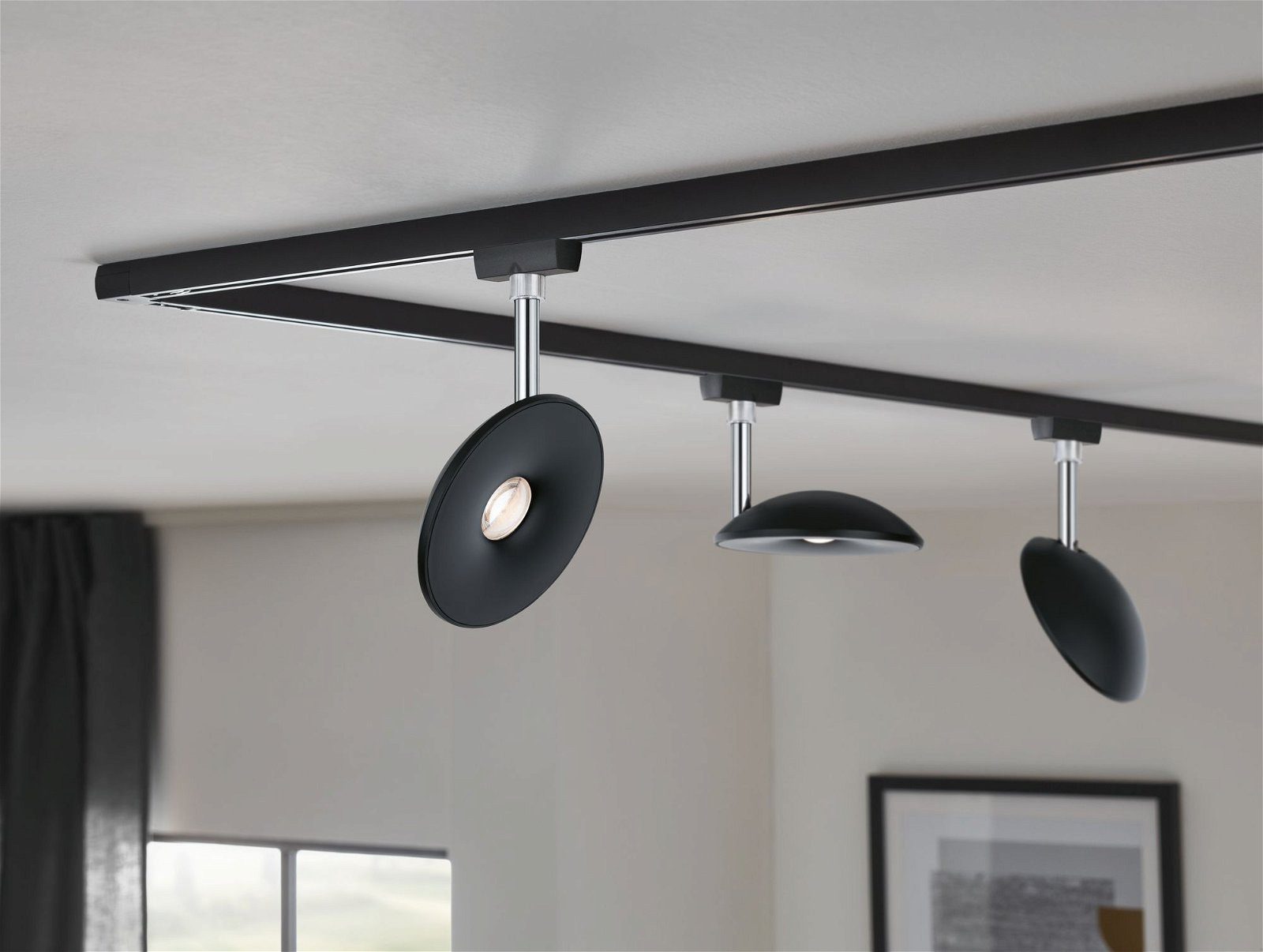 Paulmann Railsysteem-lampen URail rail spot Sphere 493lm 7W 2700K 230V Chroom mat, Chroom (1-delig)