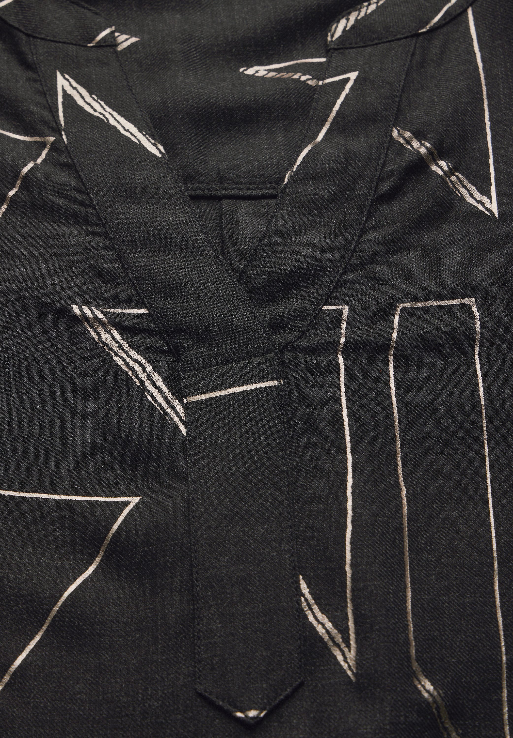 Cecil Blouse met lange mouwen met folieprint