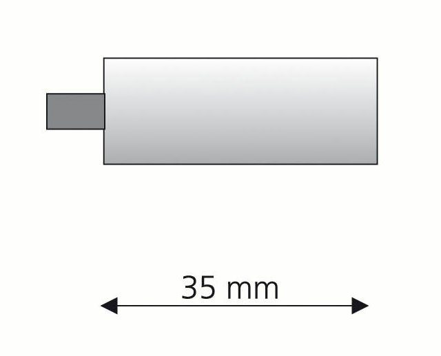 Liedeco Reserve onderdelen voor gordijnenbevestiging Steunverlenging 3,5 cm "Esperanca" (1 stuk)