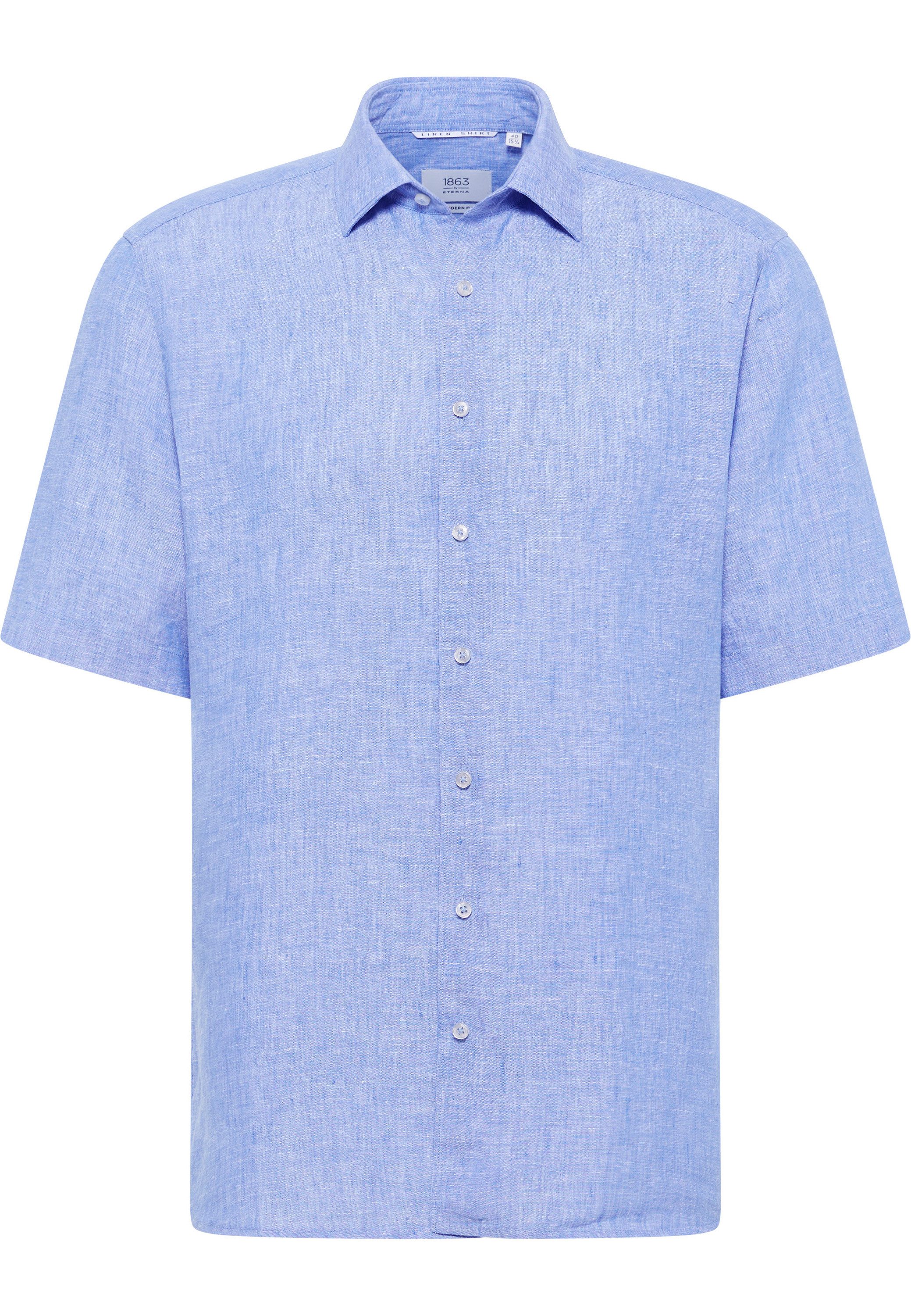 Eterna Overhemd met korte mouwen MODERN FIT EASY IRON (gemakkelijk te strijken)