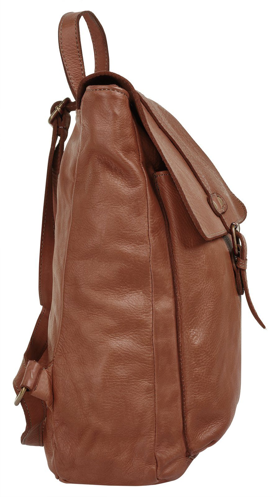 Samantha Look Rugzak echt leer, made in italy