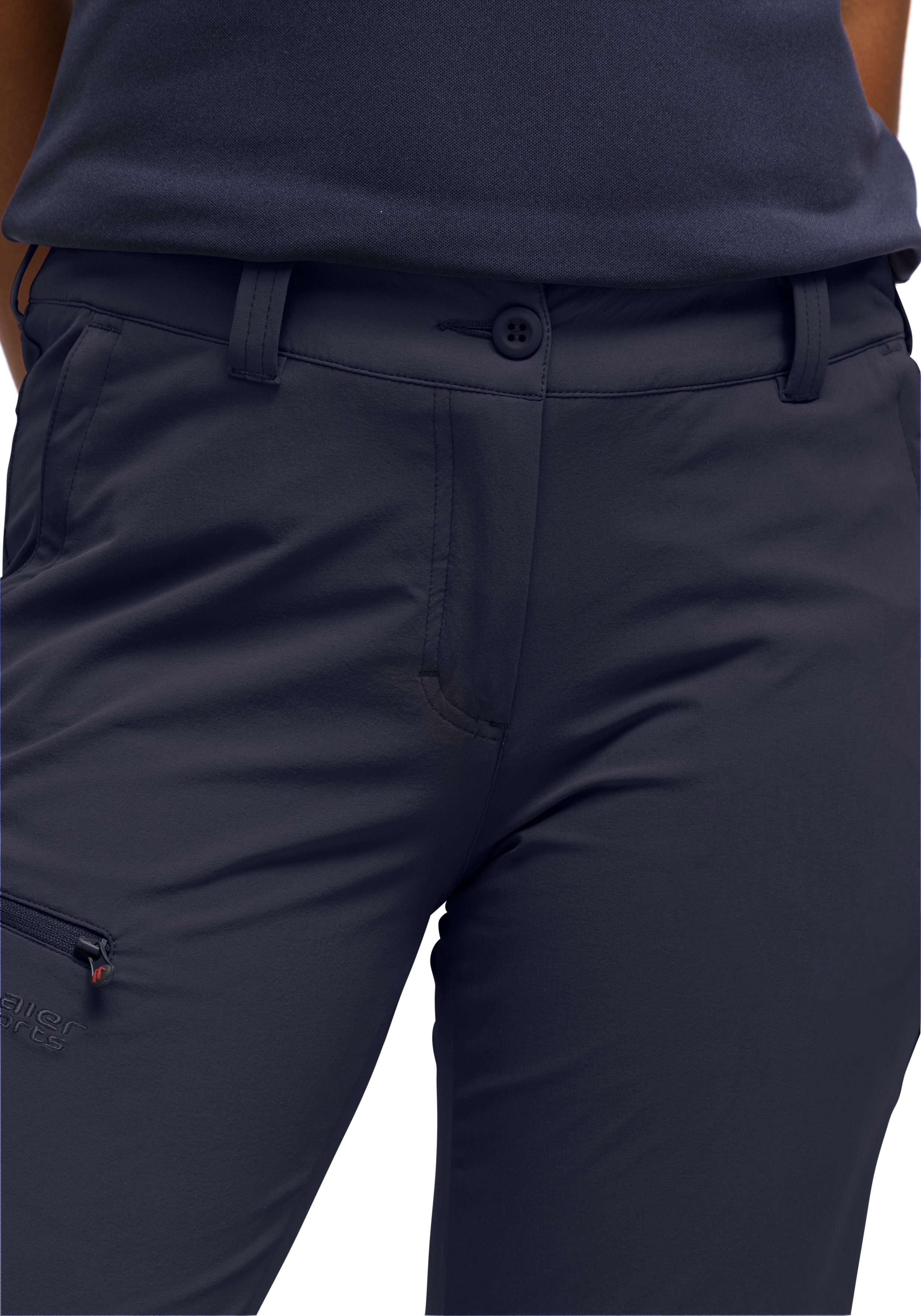 Maier Sports Functionele broek Inara slim Heren wandelbroek, ademende outdoor-broek, 4 zakken, slim fit
