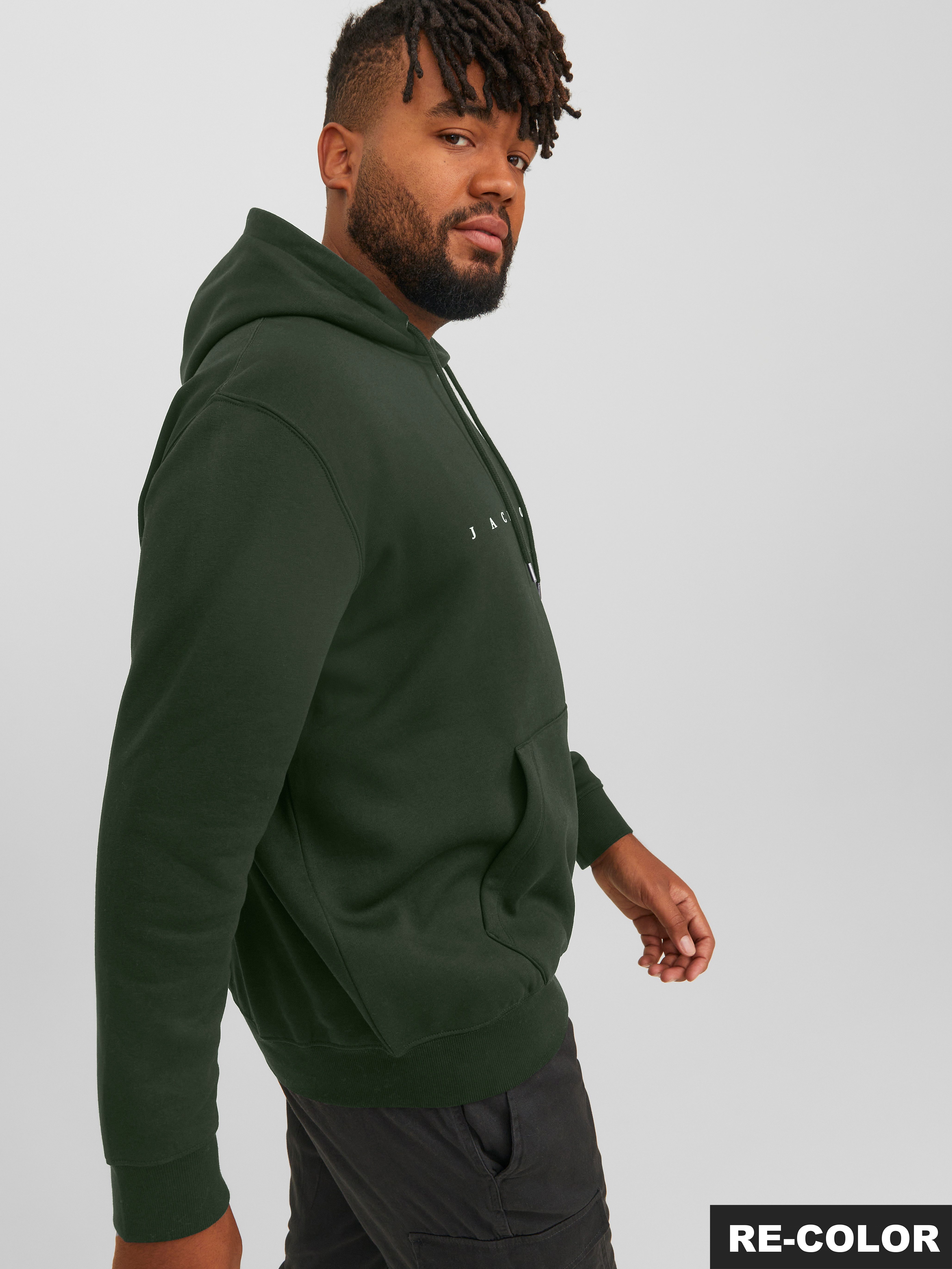 Jack & Jones PlusSize Hoodie JJESTAR JJ SWEAT HOOD NOOS PLS