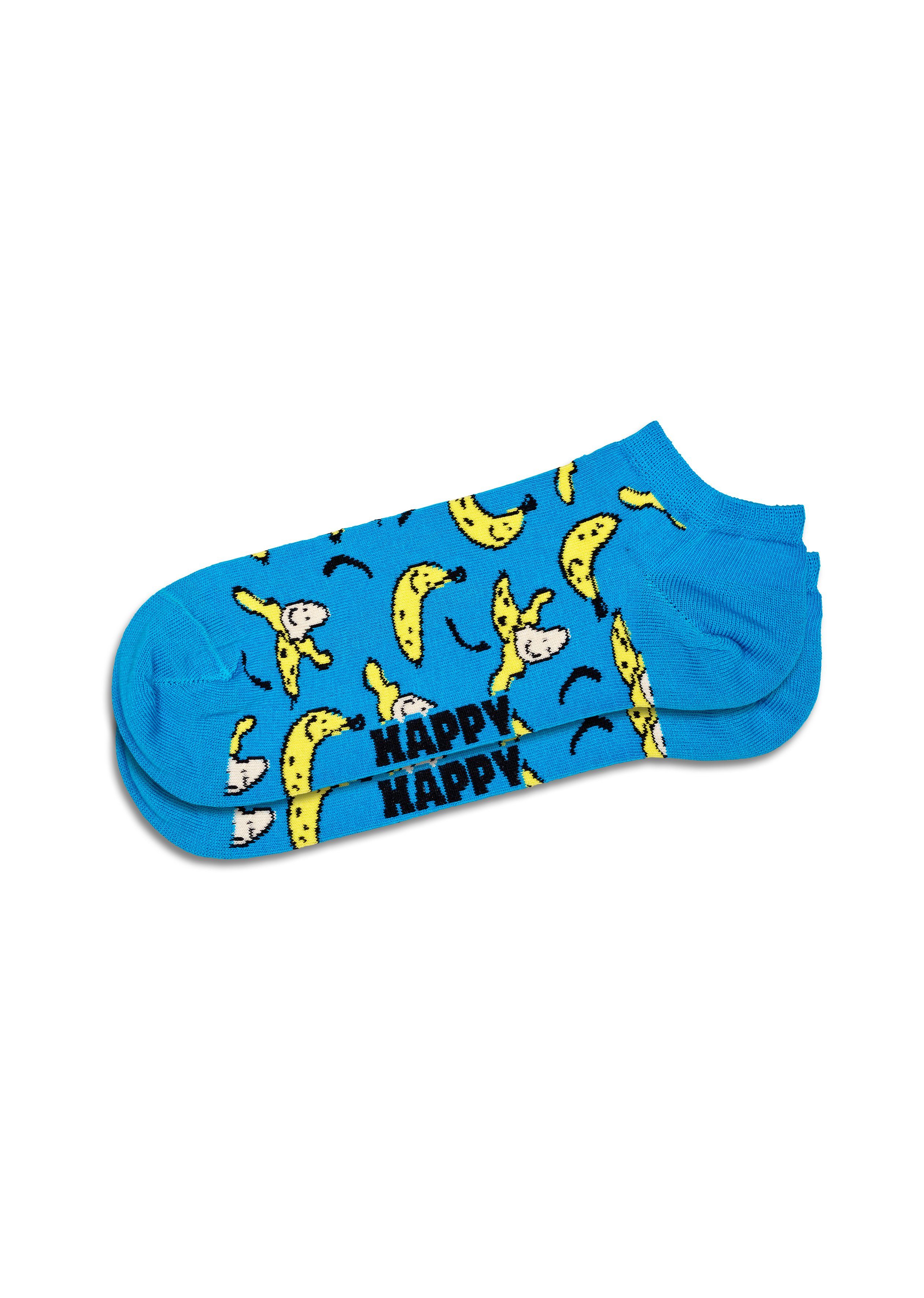 Happy Socks Sneakersokken met kleurrijke motieven (set 3 paar)