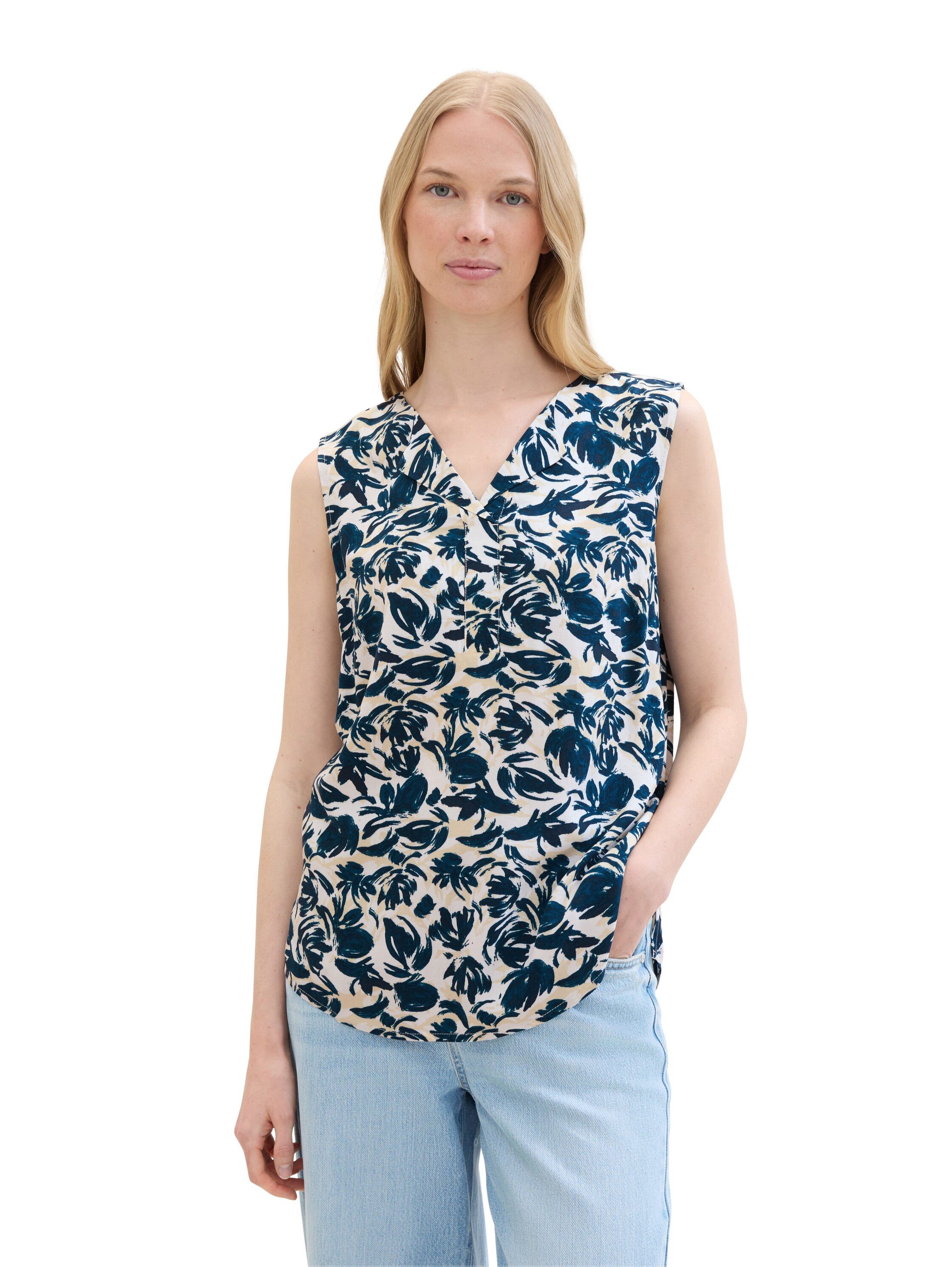 Tom Tailor Top met stijlvolle all-over print