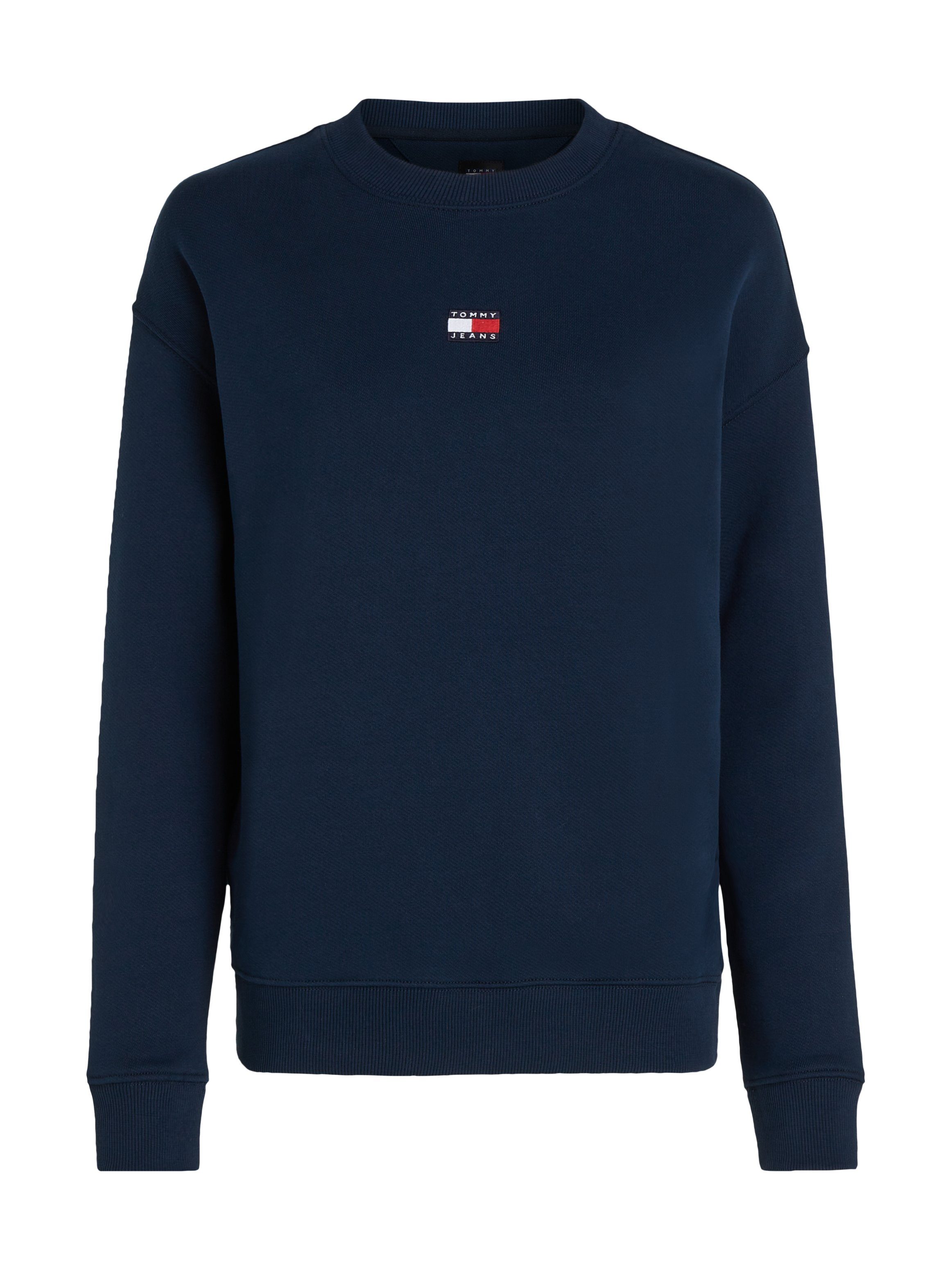 TOMMY JEANS Sweatshirt TJW BXY BADGE met drop-shoulder design en logo aan de voorkant