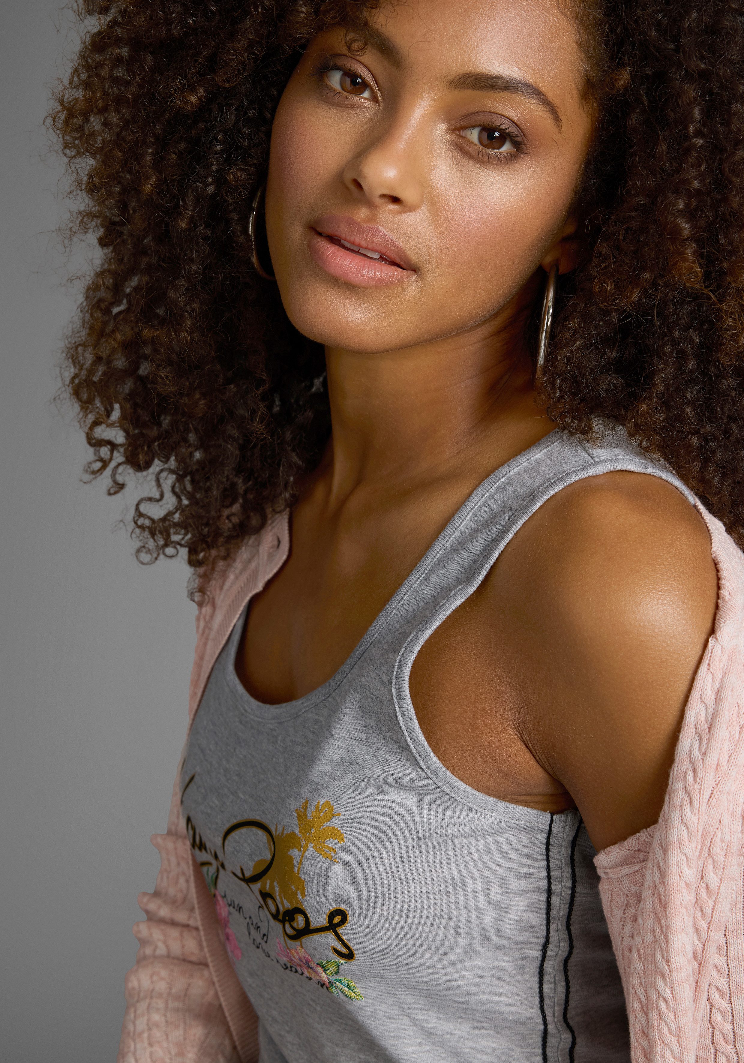 KangaROOS Tanktop met elegante frontprint