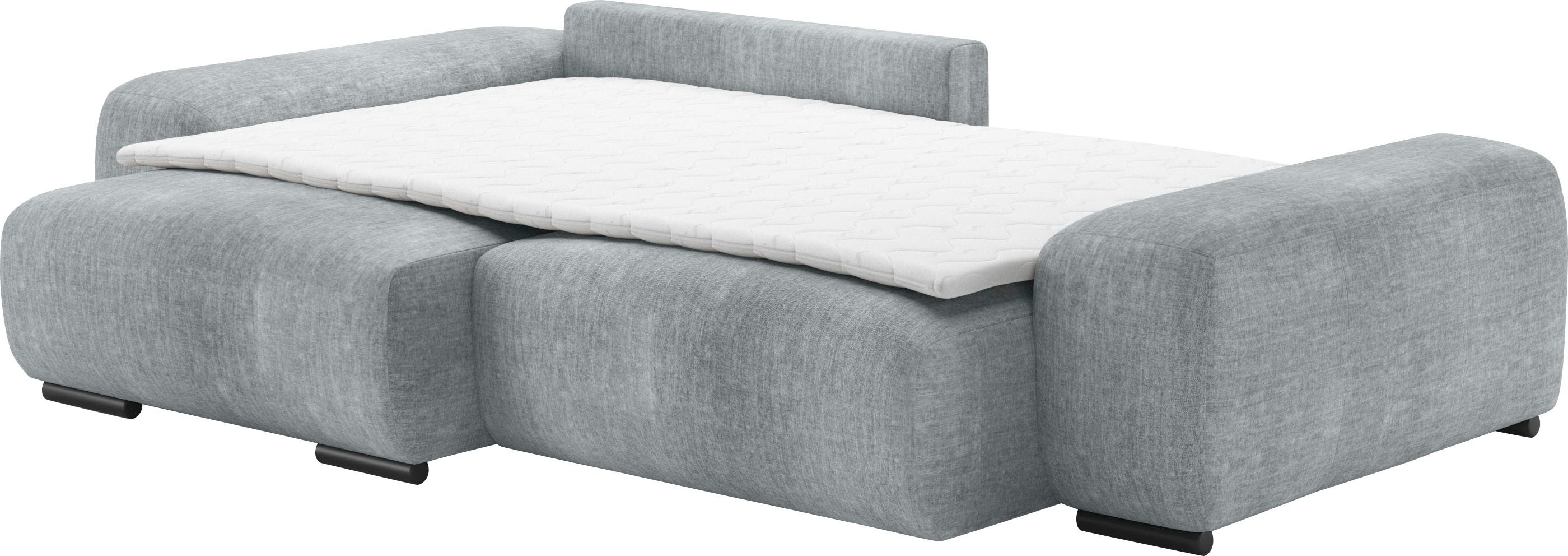 Mr. Couch Hoekbank Sundance II Doorlopende slaper met EasyBett-slaapfunctie, bedlade