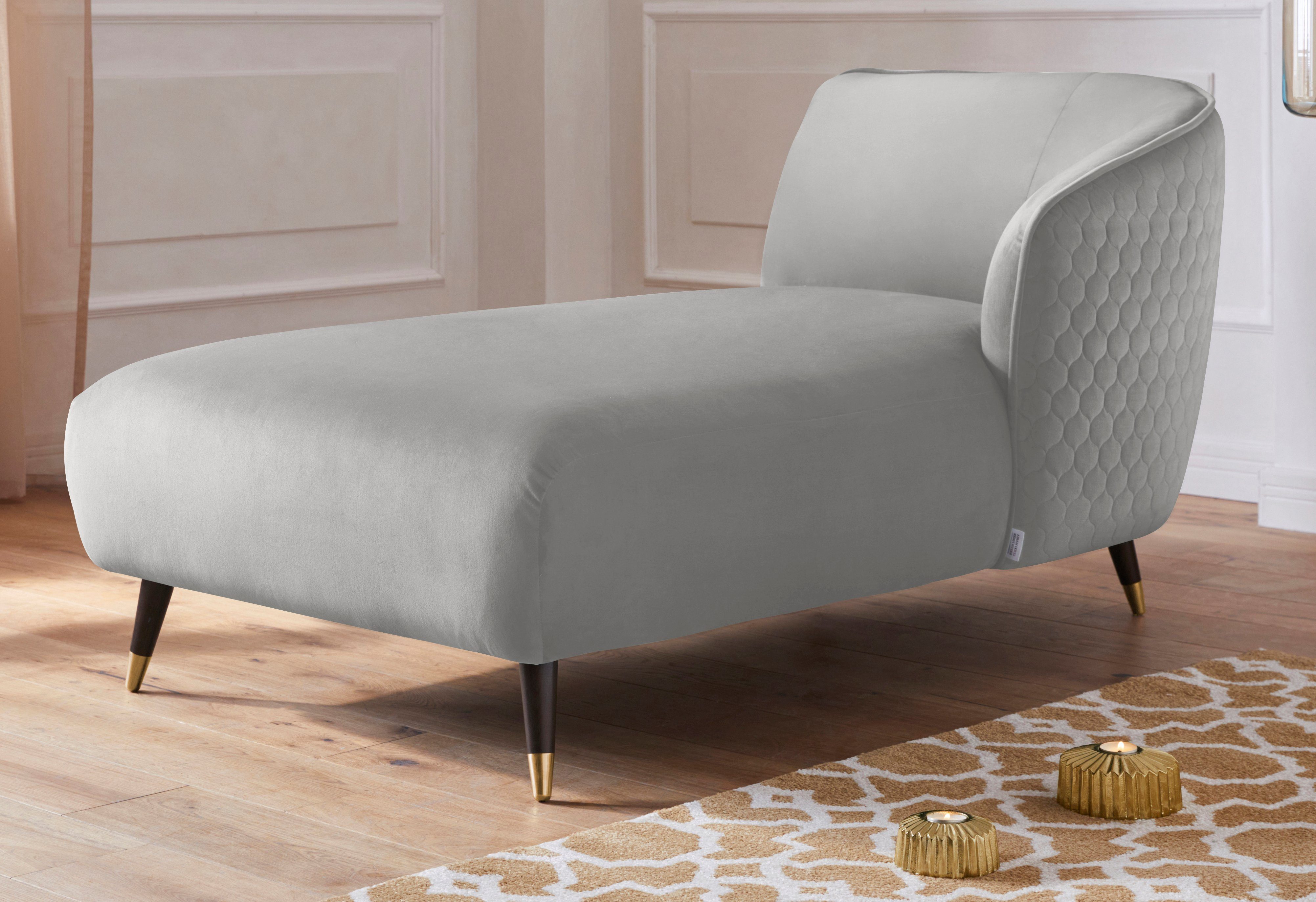 Guido Maria Kretschmer Home&Living Récamier Oradea met elegante stiksels op achterzijde van de rugleuning