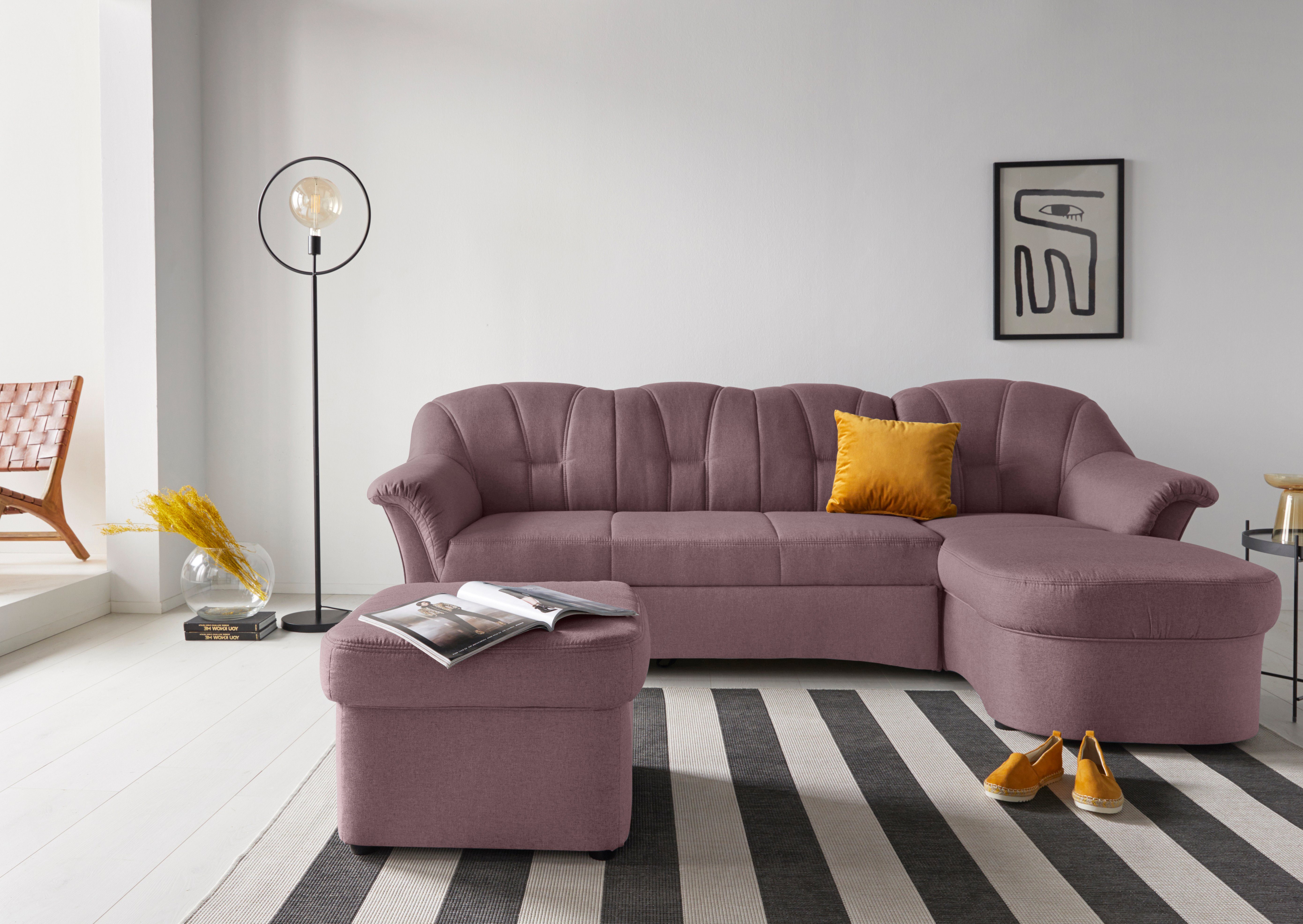 DOMO collection Hoekbank Papenburg, tijdloze rugsteppingen, elegante vormtaal, L-vorm
