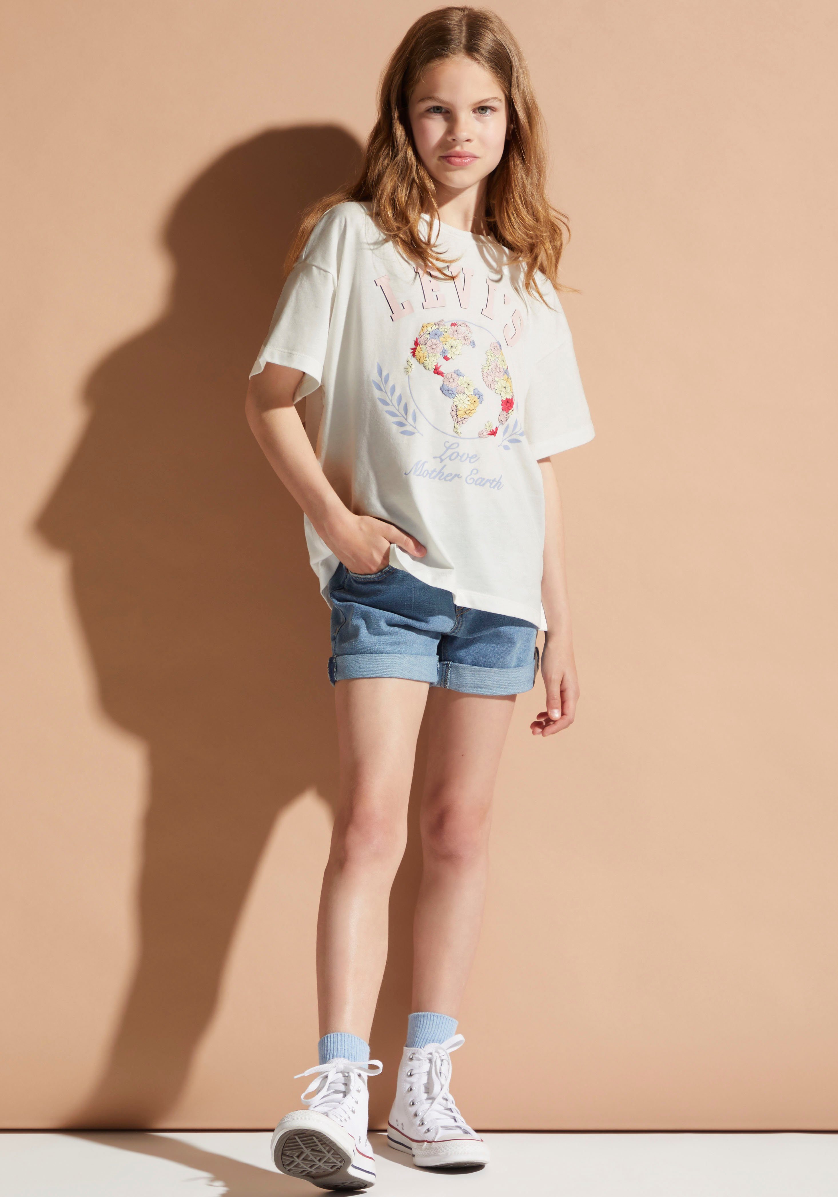 Levi's Kidswear T-shirt LVG EARTH OVERSIZED TEE