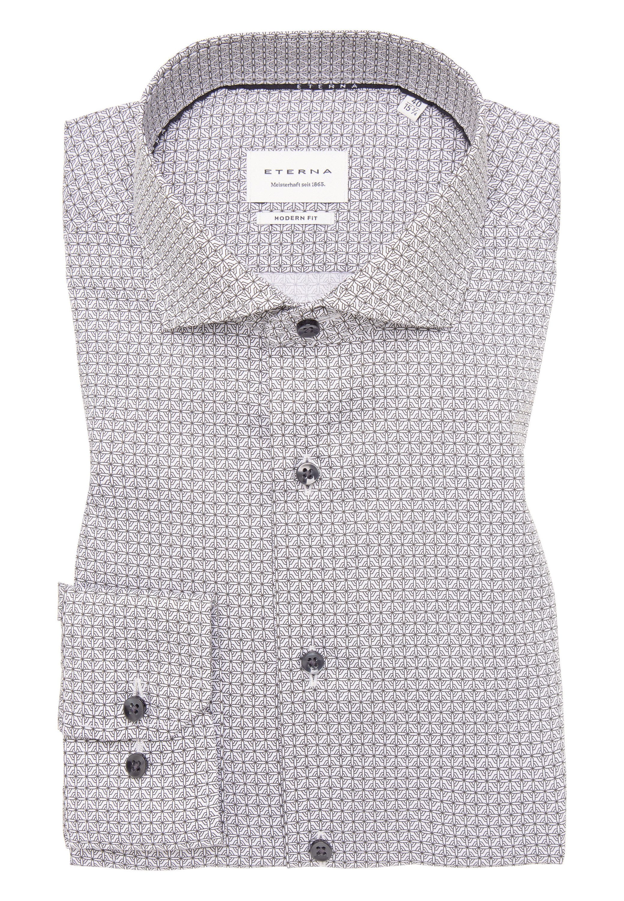 Eterna Overhemd met lange mouwen MODERN FIT NON IRON (strijkvrij)