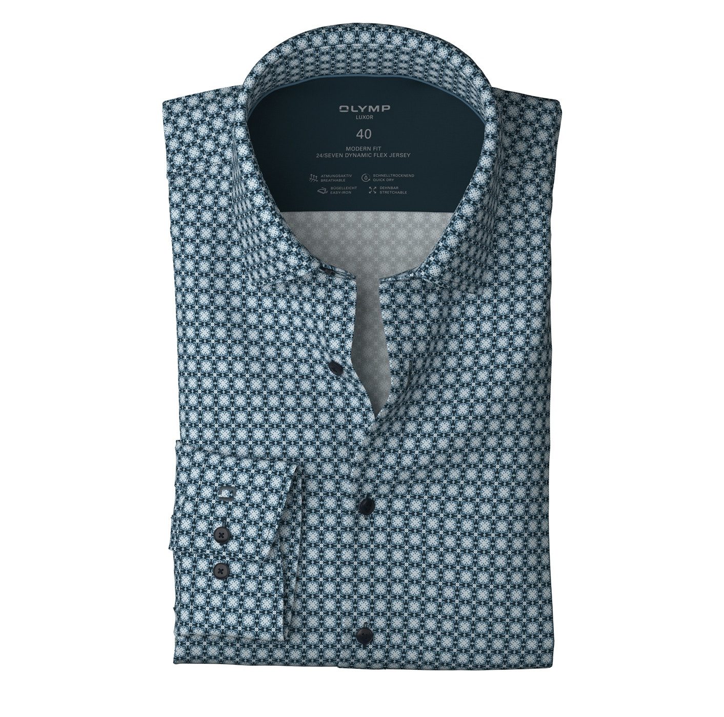 OLYMP Overhemd met lange mouwen 24/7 - Luxor modern fit