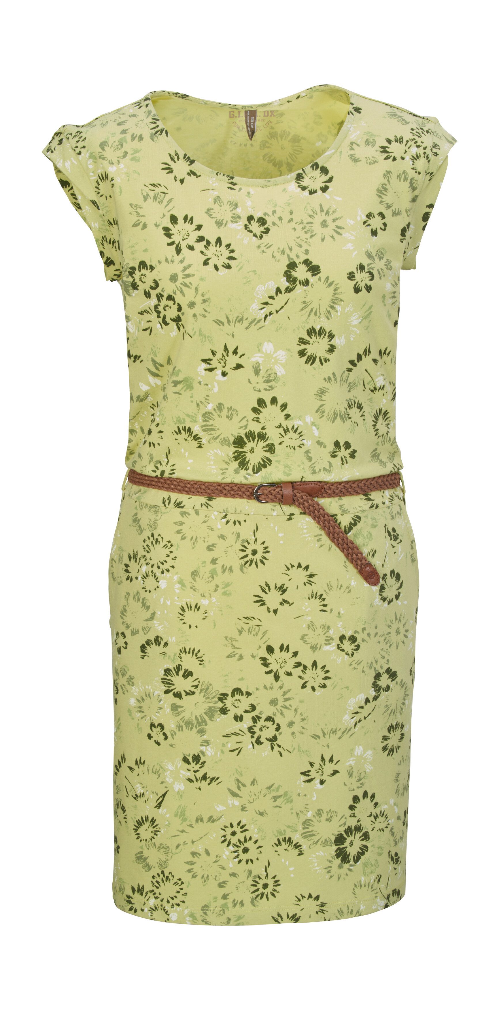 G.I.G.A. DX by killtec Zomerjurk GS 43 WMN DRSS Jurk met bloemprint, strikceintuur, 100% katoen