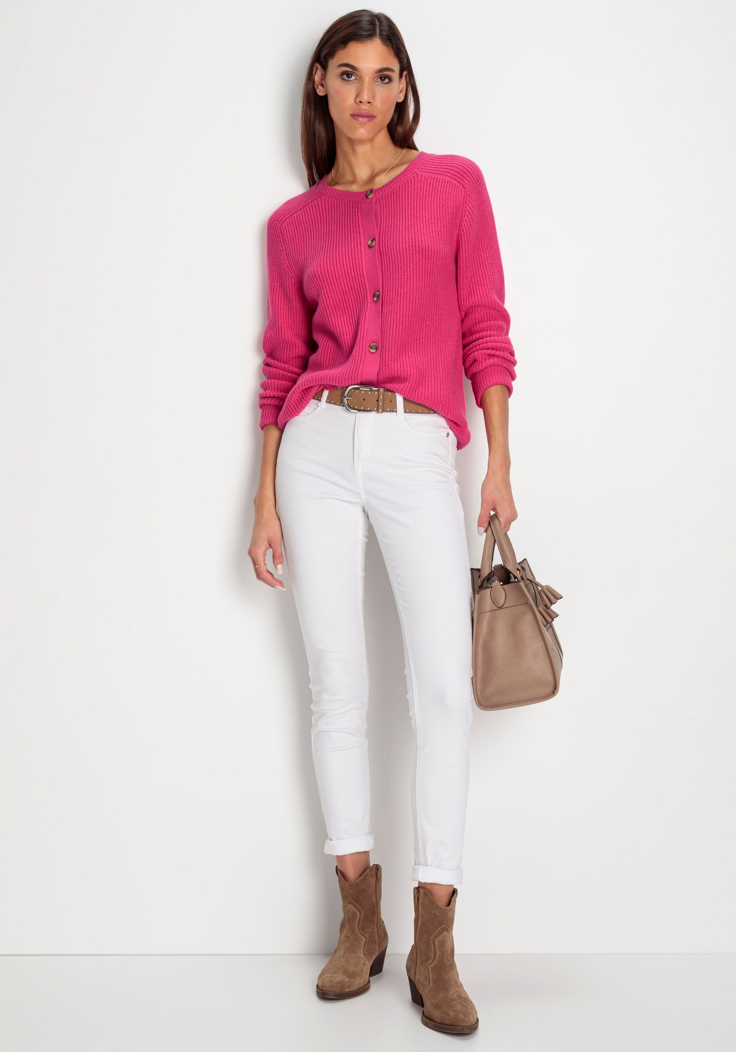 HECHTER PARIS Cardigan met knoopsluiting