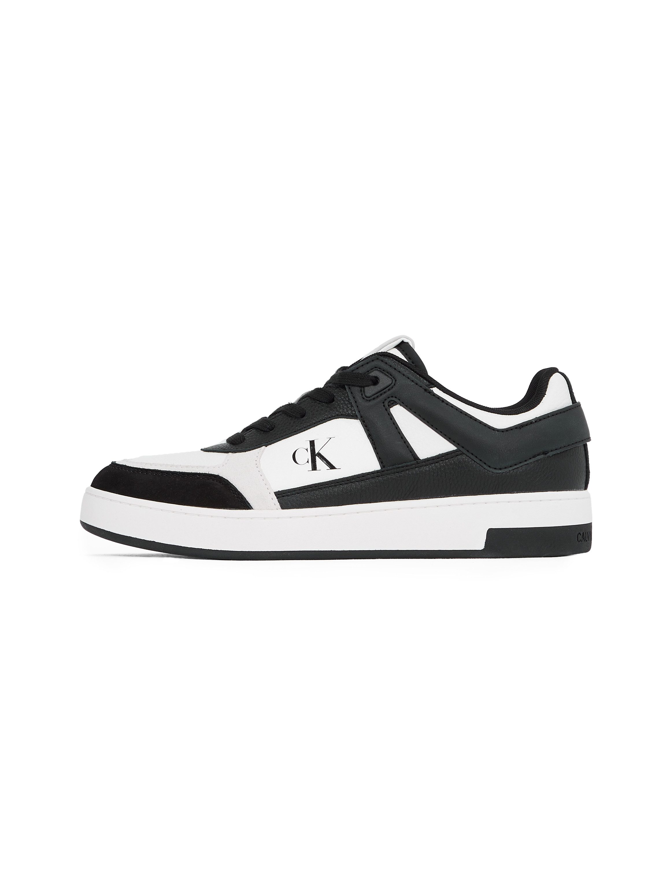 Calvin Klein Sneakers BASKET CUP LOW LACEUP LTH MIX , basket-sneaker, veterschoen, halfschoen, vrijetijdsschoen met ck-logo