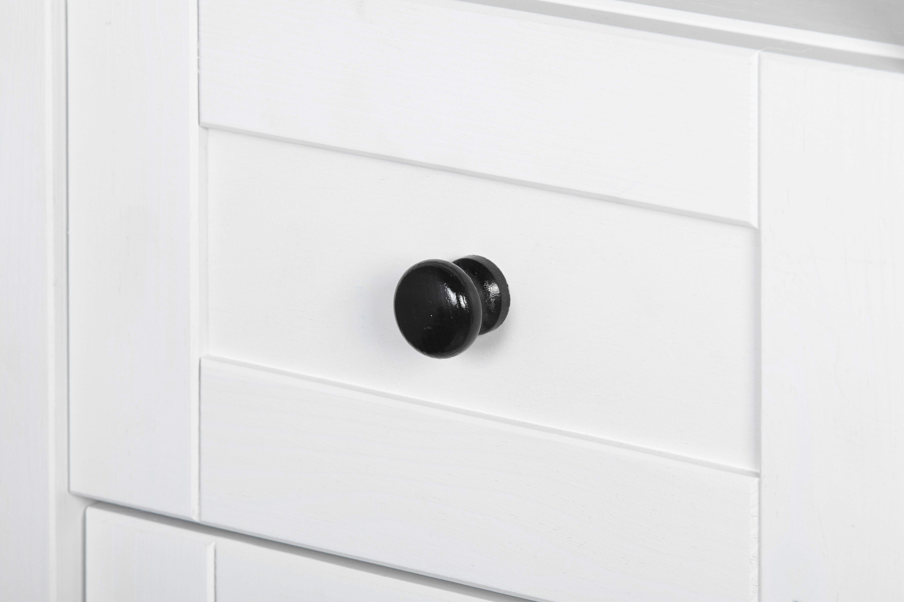 welltime Hoge kast Sylt Badkamermeubel in landelijke stijl, breedte 40 cm, van massief hout