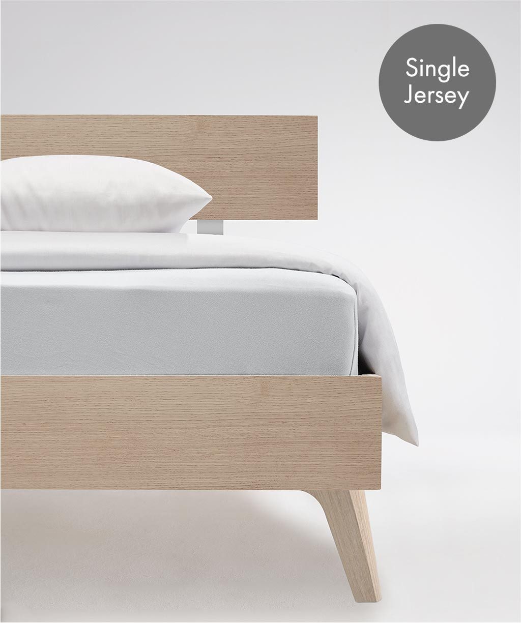 fleuresse Hoeslaken Jenny C van fijn Mako-jersey voor matrassen tot 23 cm hoog (1 stuk) hoeslakens maat 140-160 cm x 200 cm zilver(kleur)