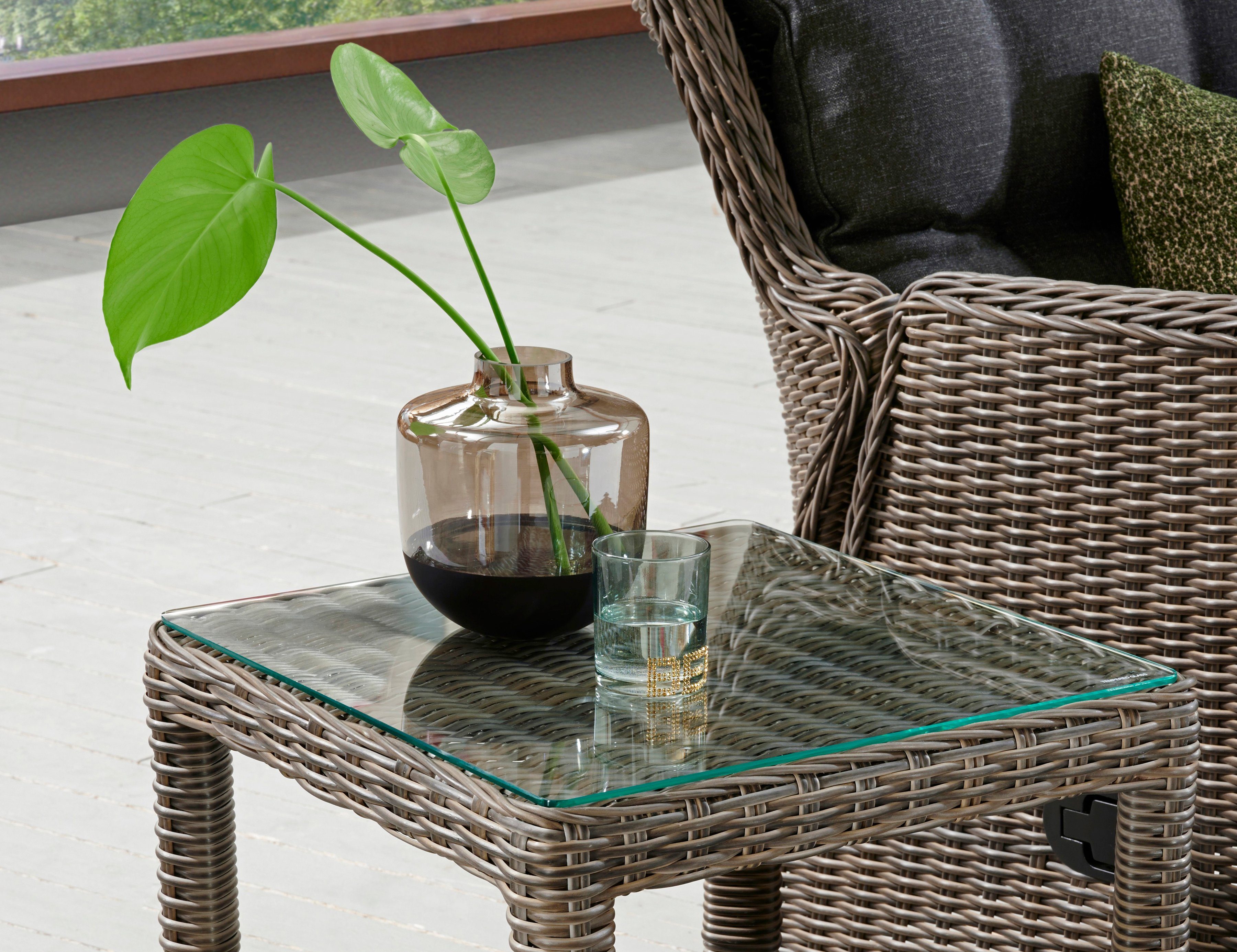 Destiny Tuinset CASA MERANO Aluminium, polyrotan (set, 4-delig)