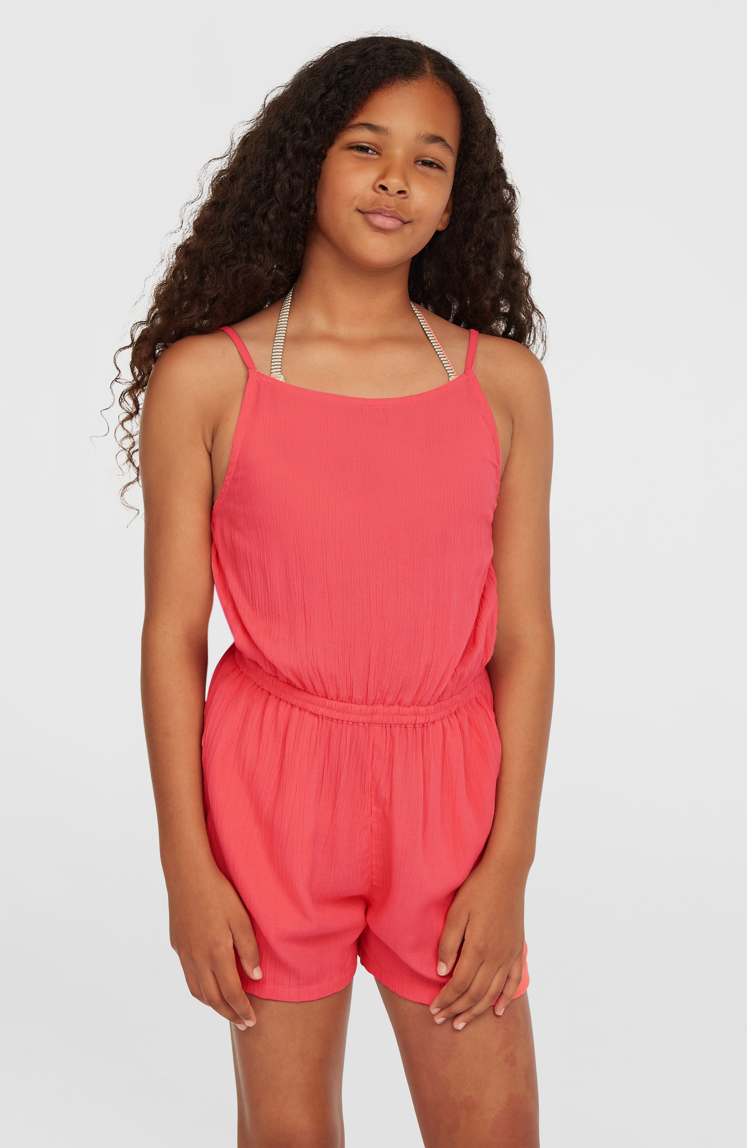 O'Neill Jumpsuit O'NEILL SUMMER WOVEN PLAYSUIT meisjes jumpsuits maat 140 (134) rood