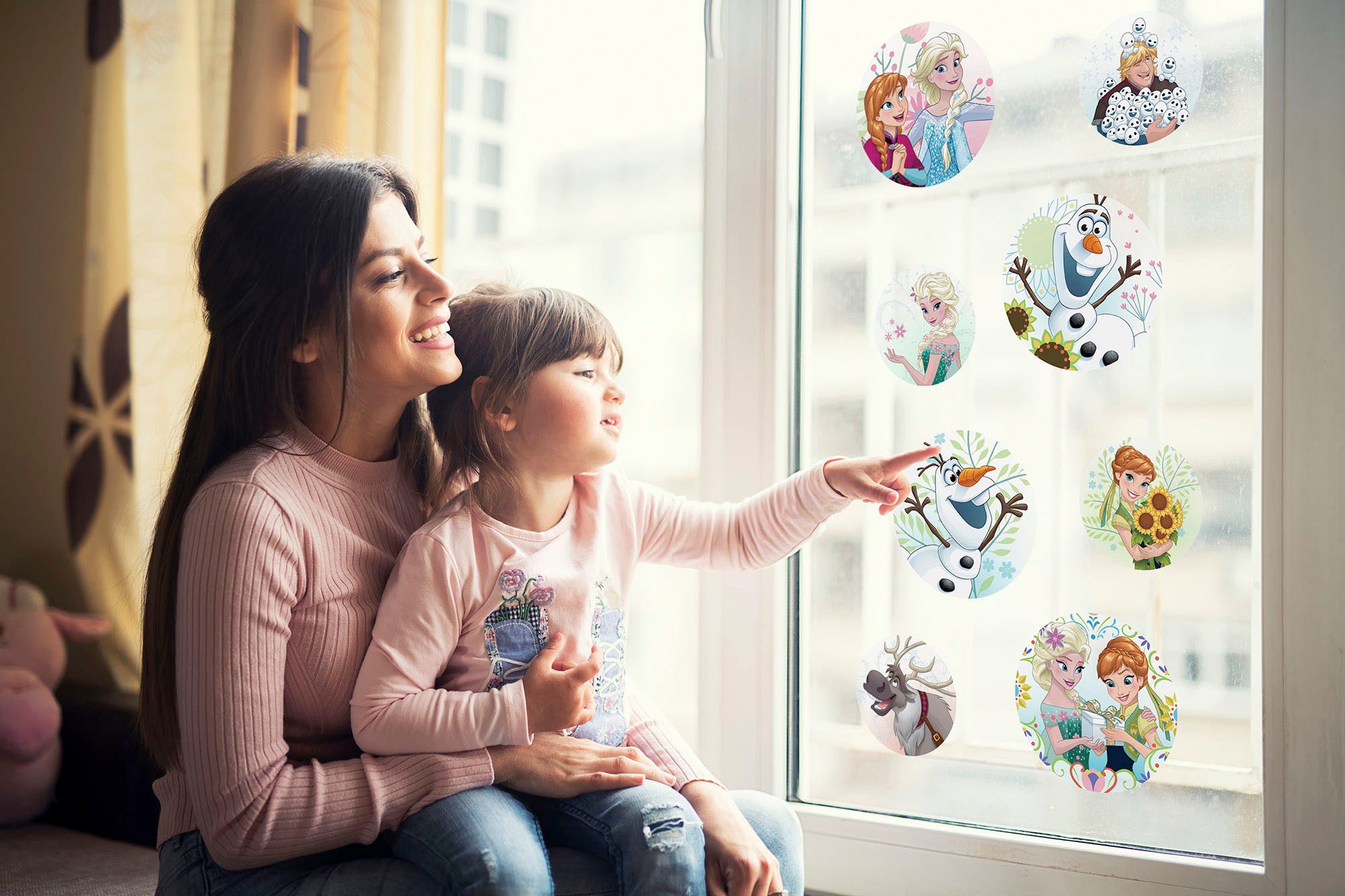 Komar Raamdecoratie Frozen Springday (1 stuk) kunstplanten & bloemen multicolor