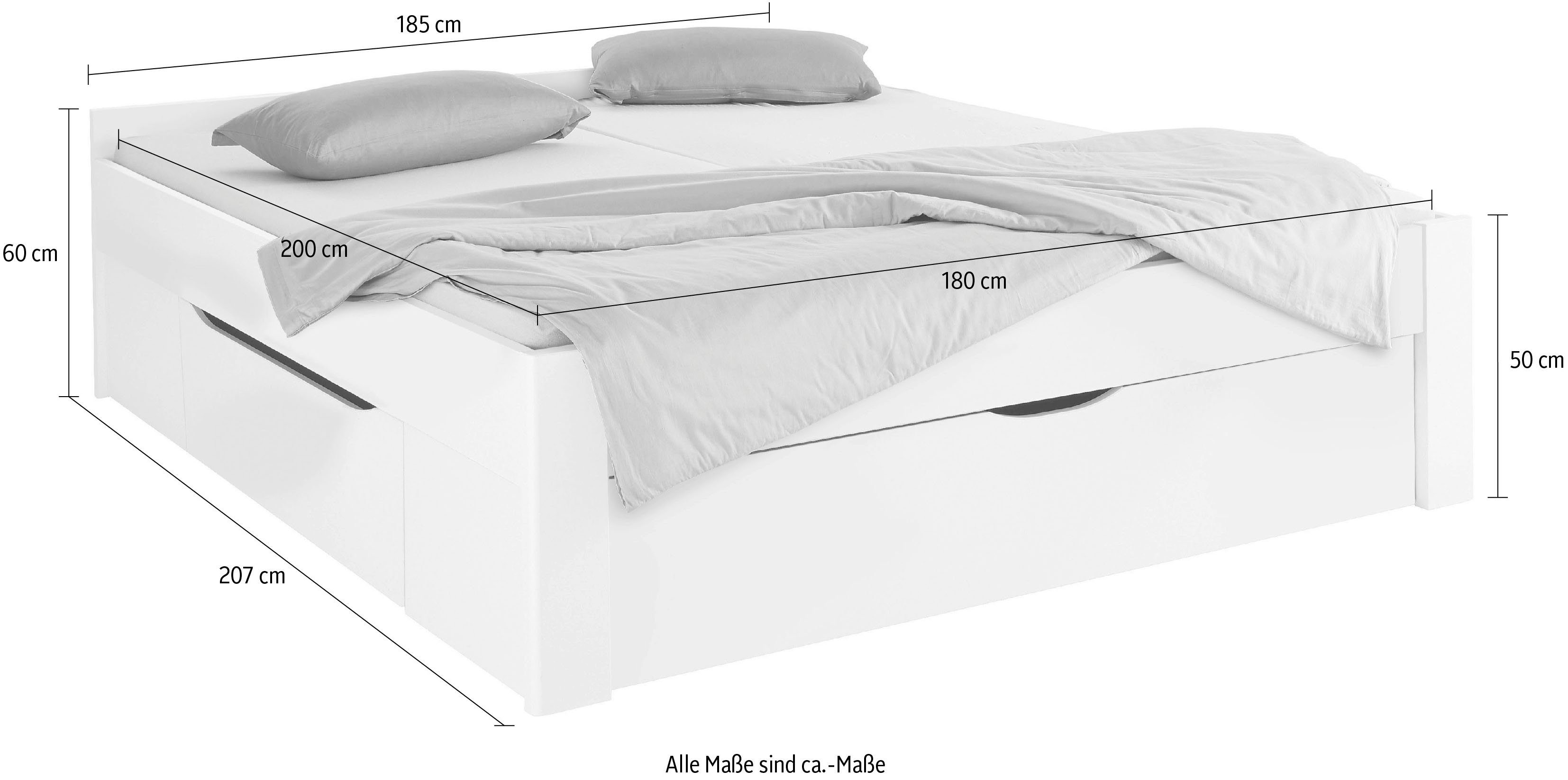 rauch Bed Scala met lades in 3 varianten