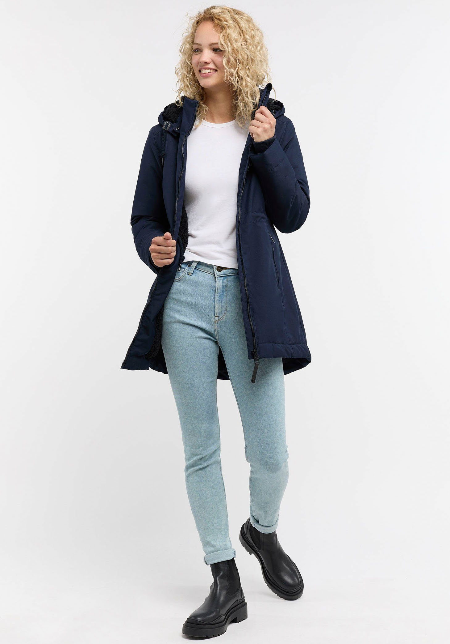 Ragwear Outdoorjack DAKKOTA achterkant iets langer gesneden dan voorkant