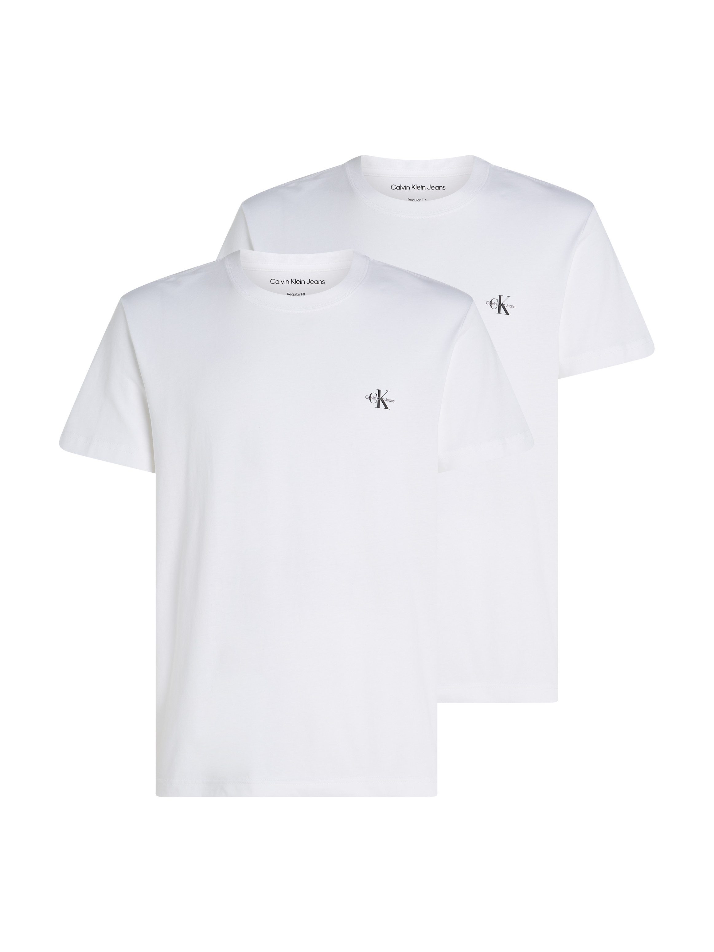 Calvin Klein T-shirt 2 PACK MONOLOGO (Set van 2)